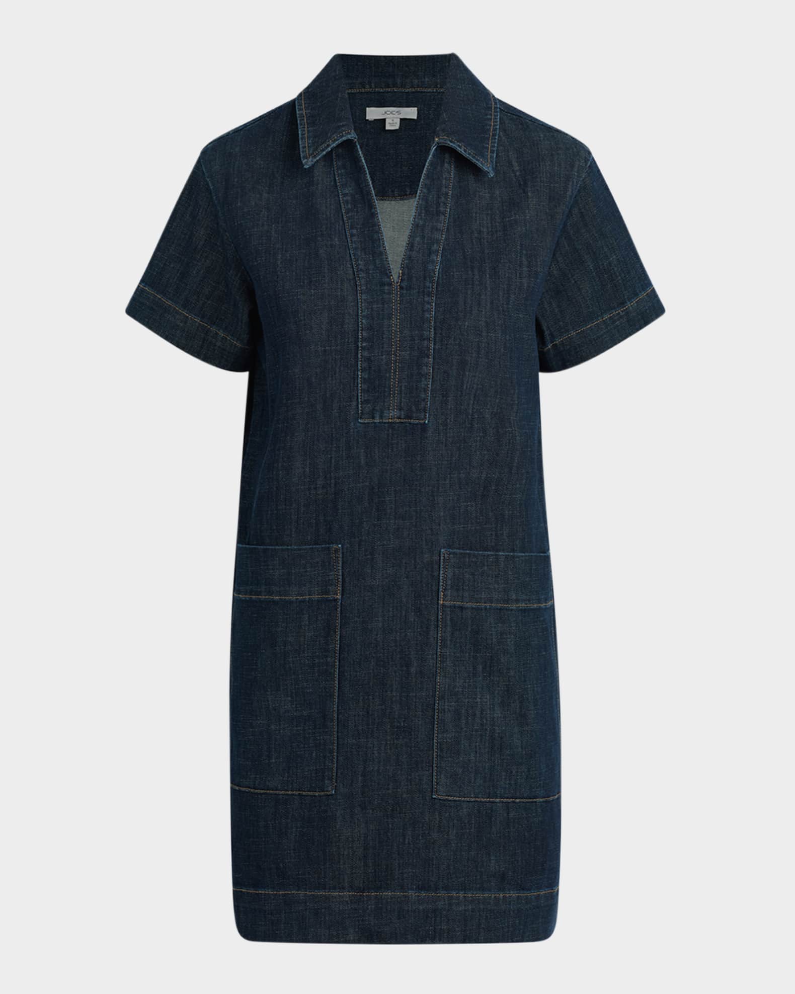 The Lillian Denim Mini Dress 0