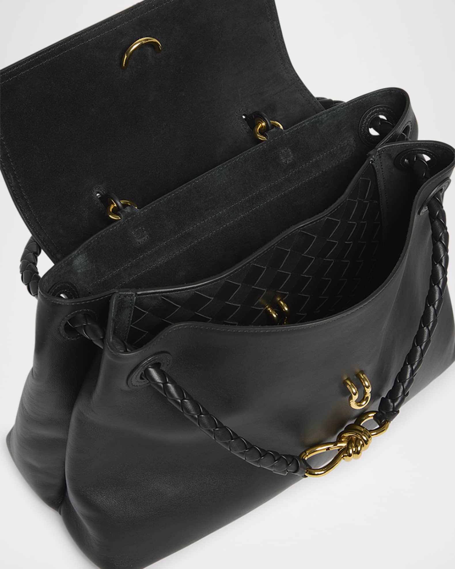 Bottega Veneta Ciao Ciao Medium Leather Top-Handle Bag | Neiman Marcus