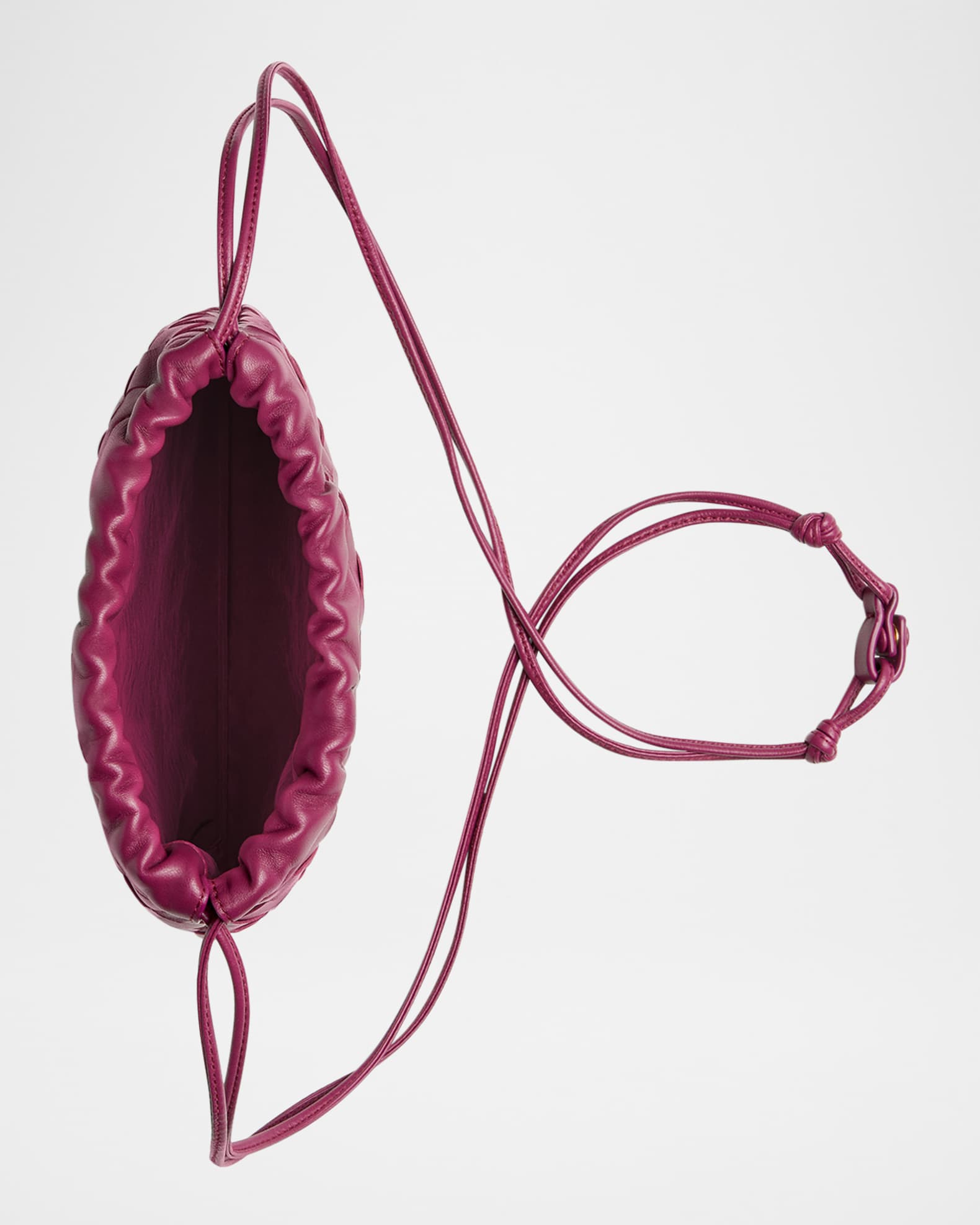Bottega Veneta Small Leather Pouch Crossbody Bag | Neiman Marcus