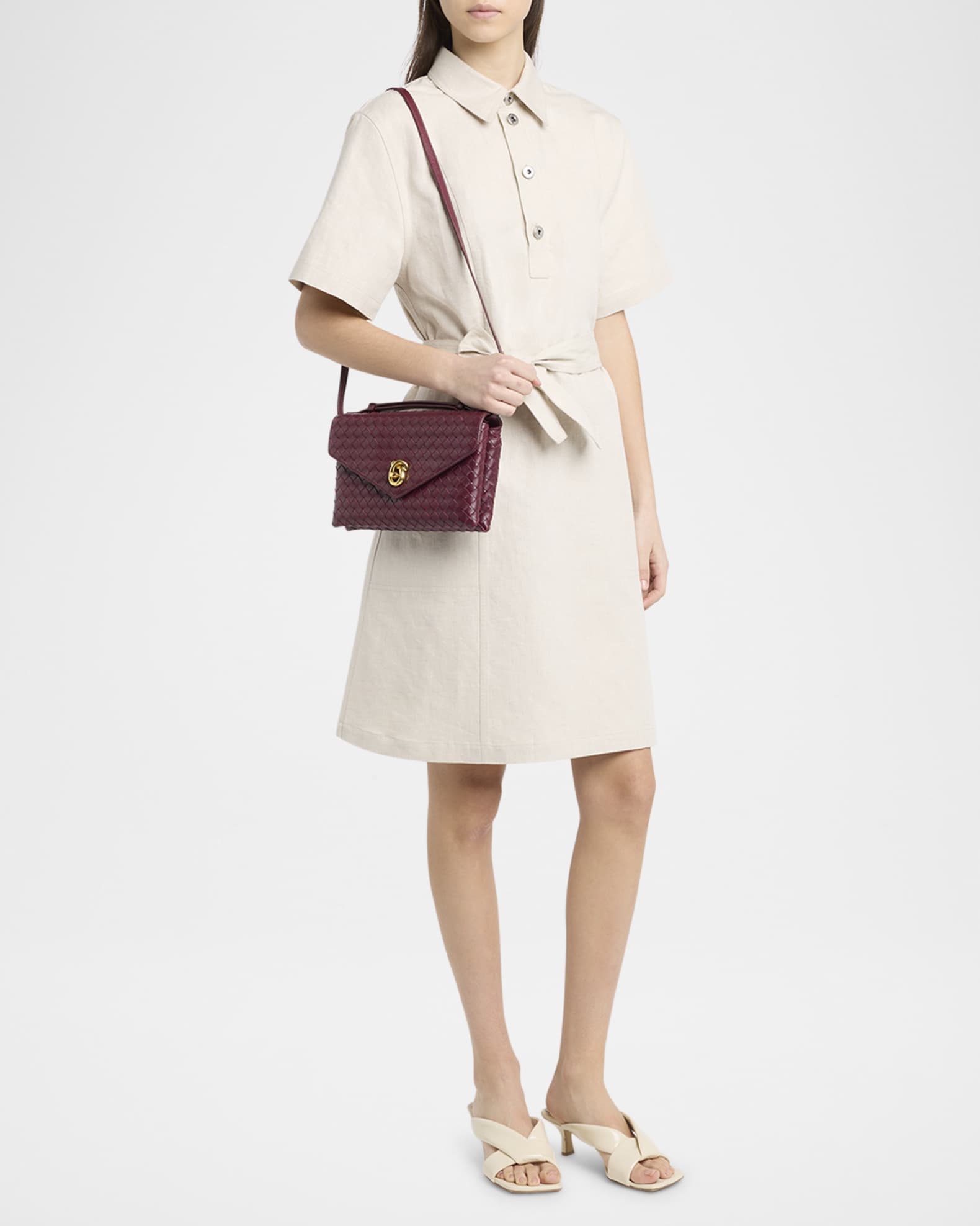 【ラグジュアリー】ボッテガ・ヴェネタ ラムレザーミュール Knot Bottega Veneta® Women's Knot in Black. Shop online now.