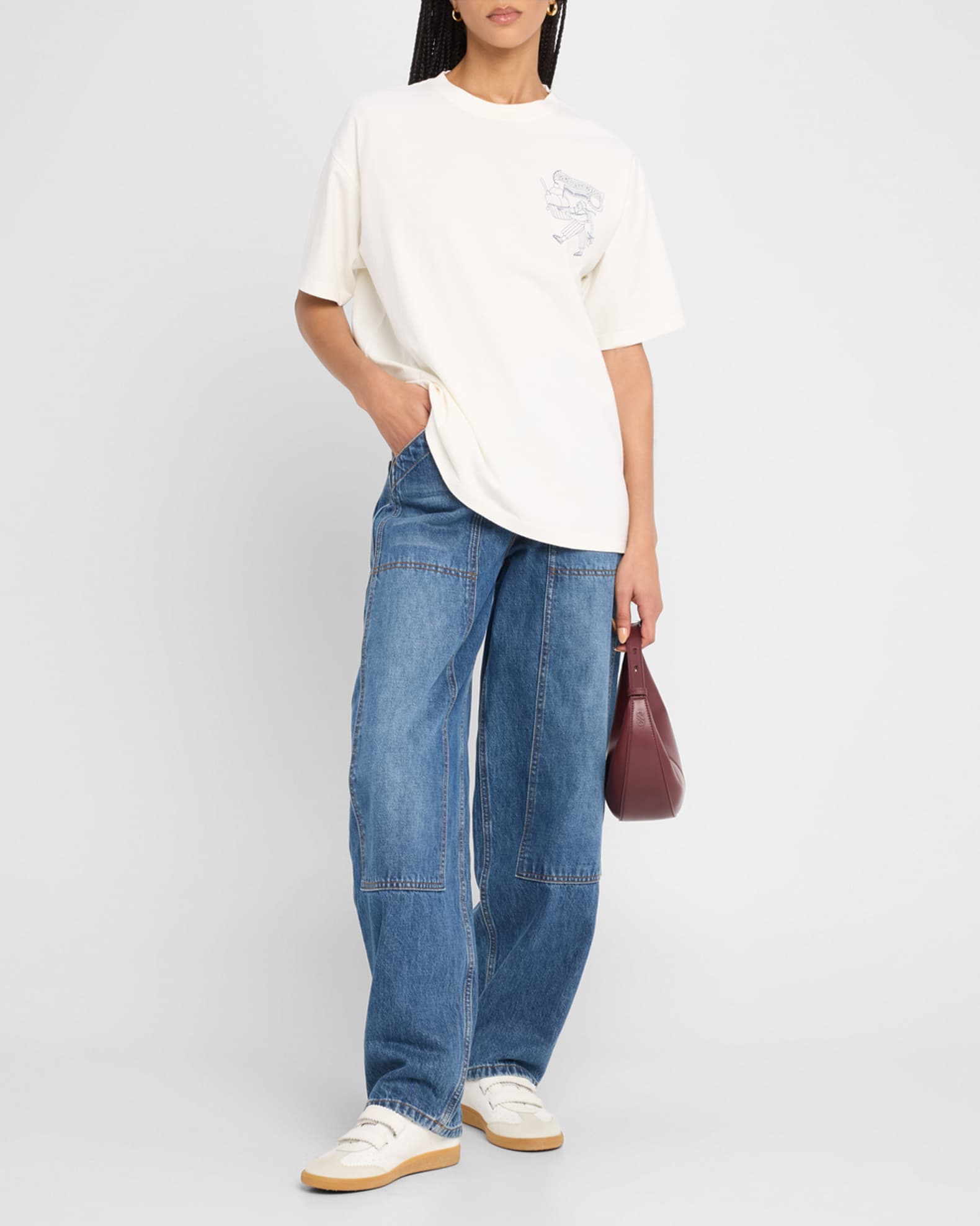 Gelati Girl Crewneck Boyfriend Tee 1