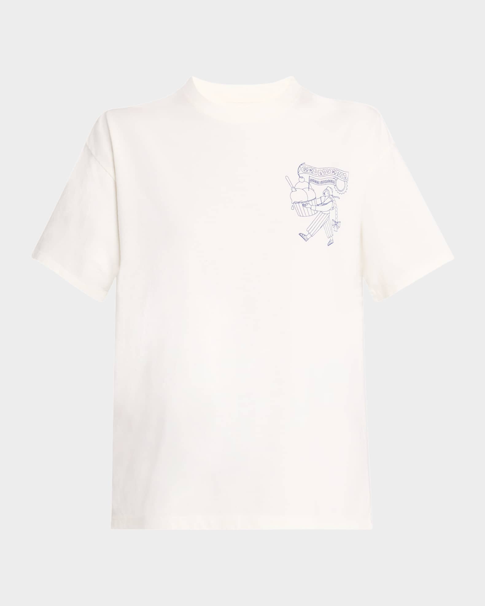 Gelati Girl Crewneck Boyfriend Tee 0