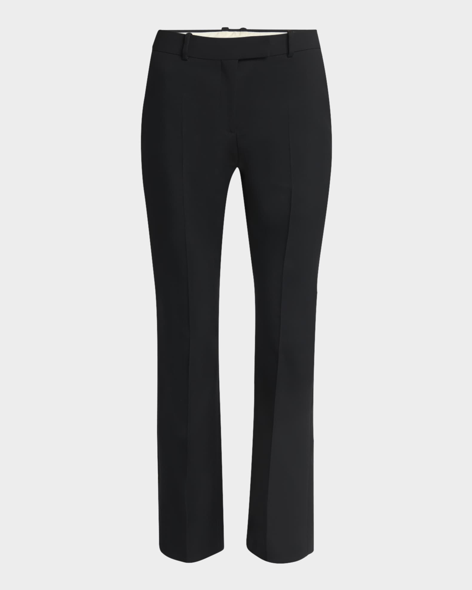 Tailored Cropped Wool Trousers 0