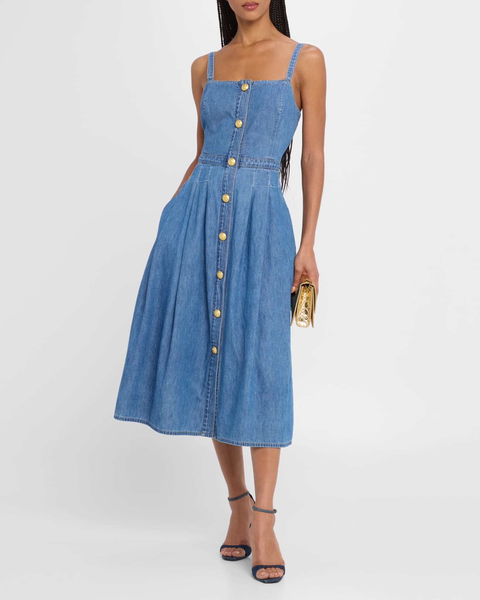 Esmeralda Denim Midi Dress 1