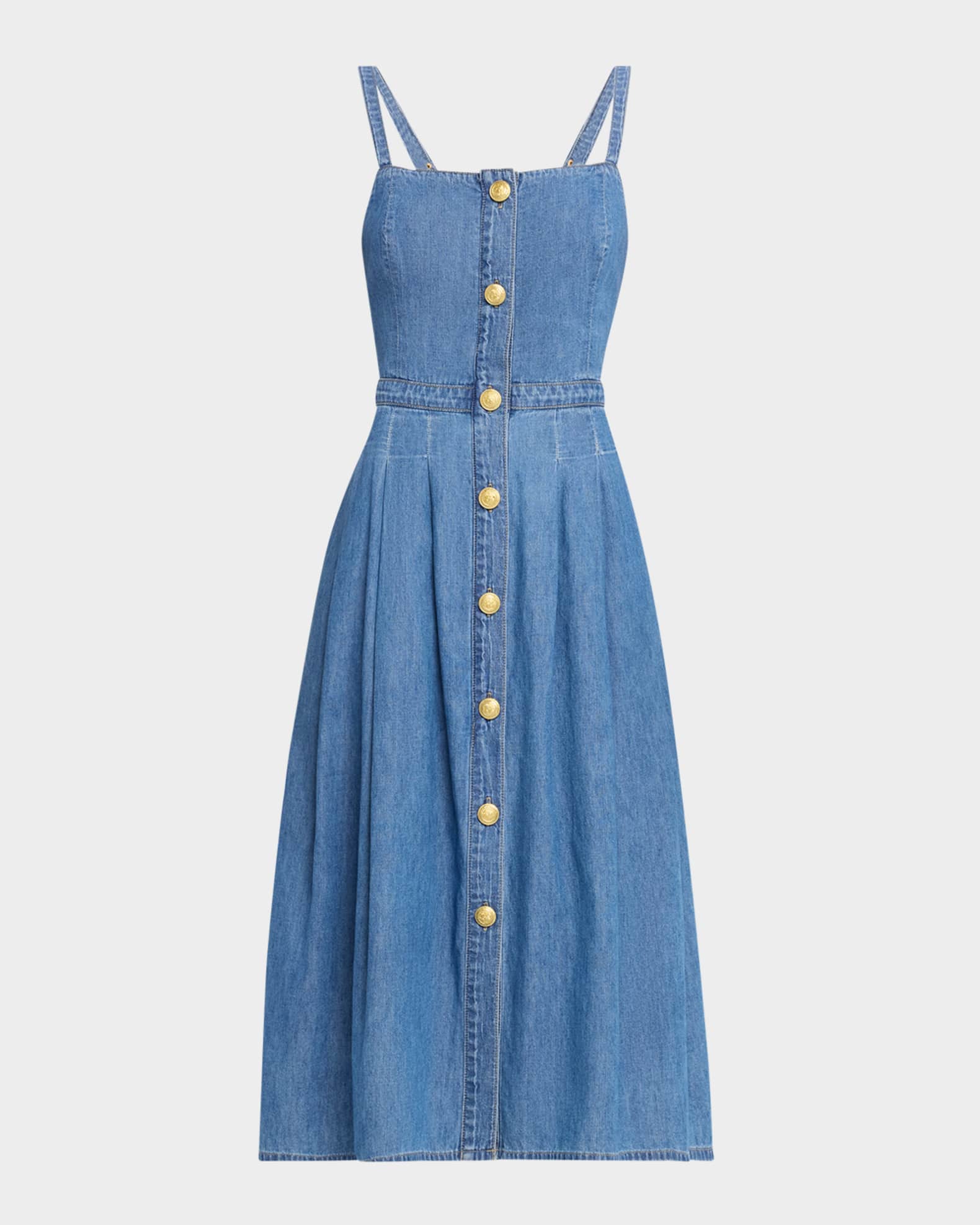 Esmeralda Denim Midi Dress 0
