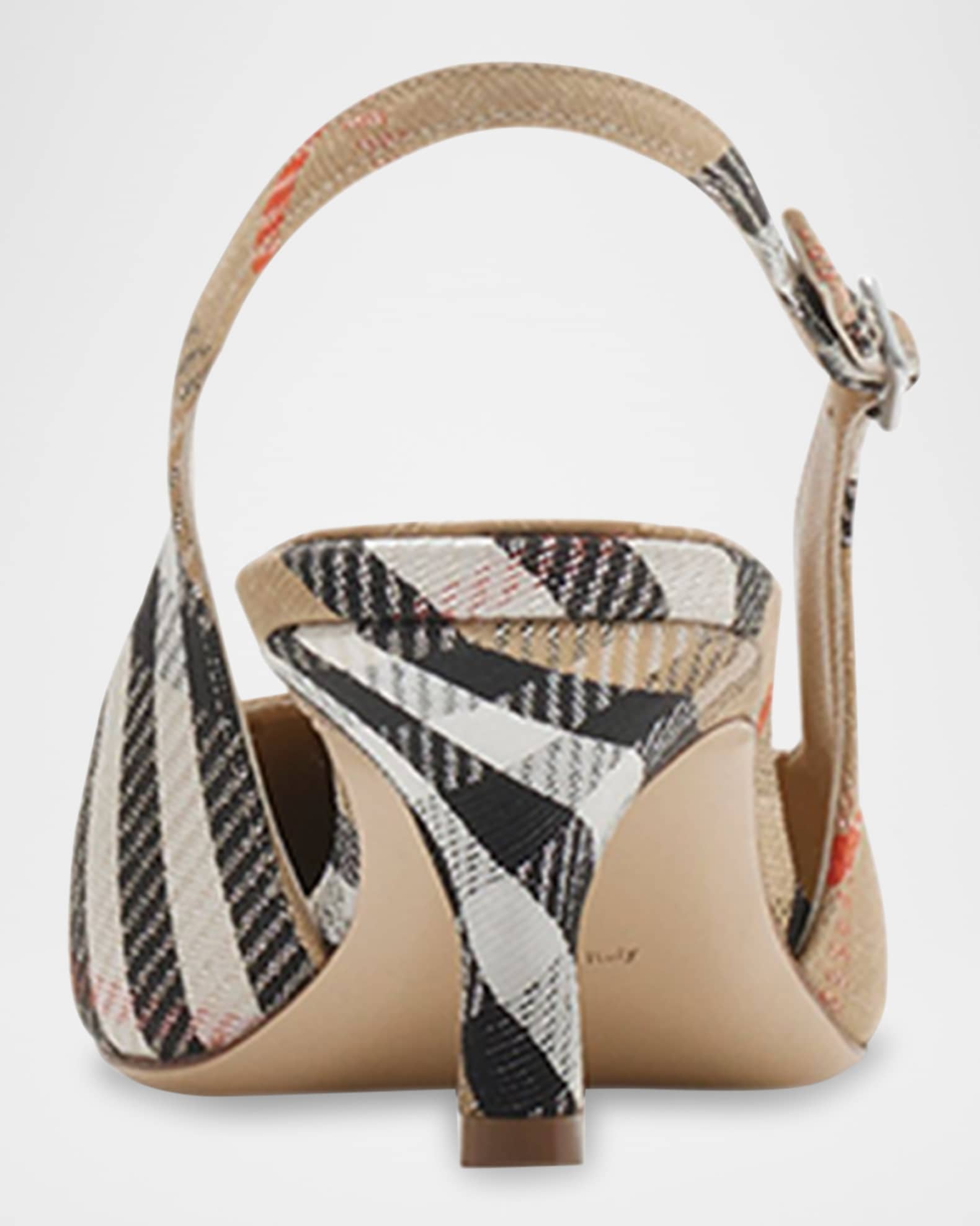 SALE!! BURBERRY◆LF BIRDIE SLINGBACK 55◆8101604162393 SANDIPCHCK Burberry LF BIRDIE SLINGBACK 55 (8101604162393