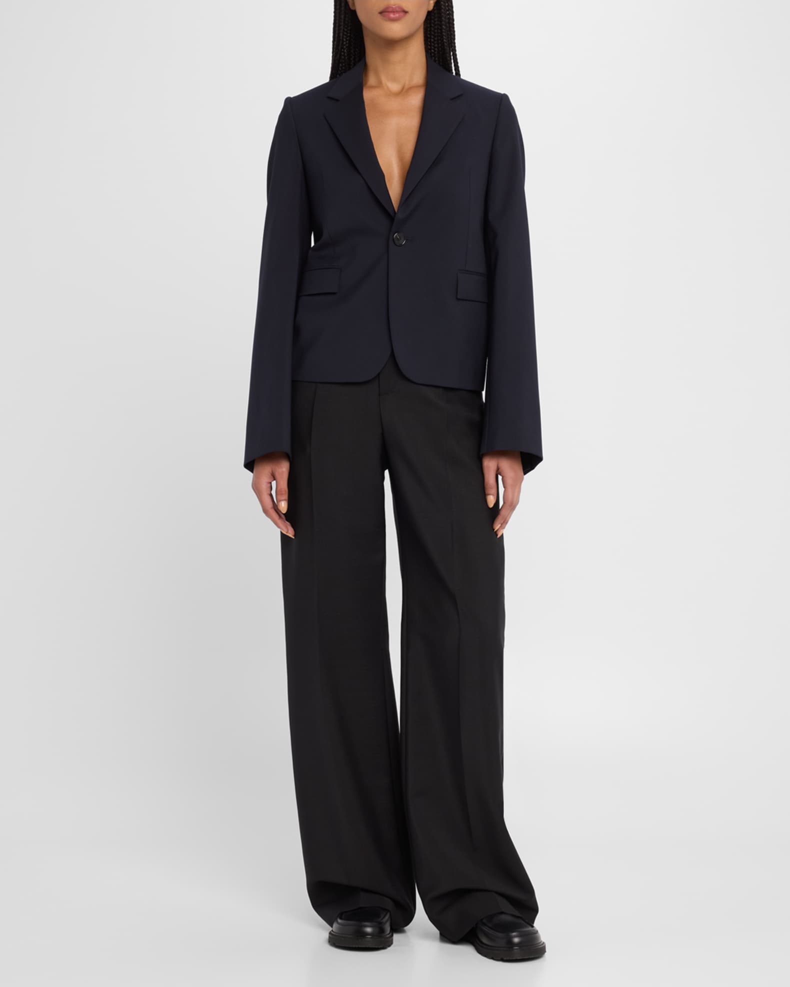 Classic Single-Breasted Blazer 1