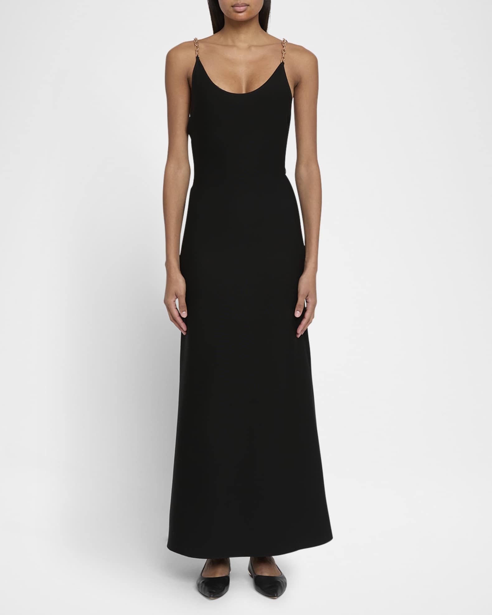 Adeona Long Chain-Strap Dress 1
