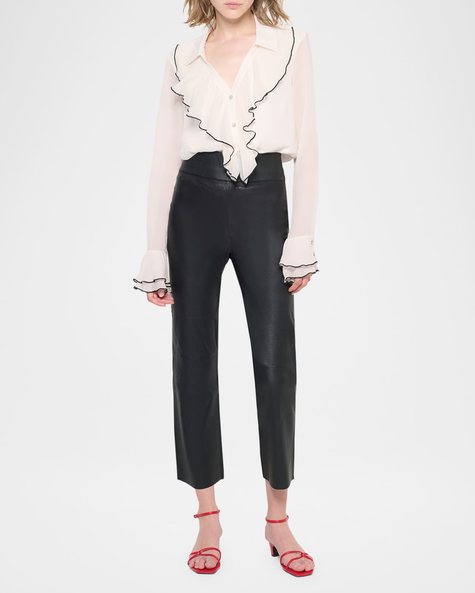 Nina Ruffle-Trim Blouse 1