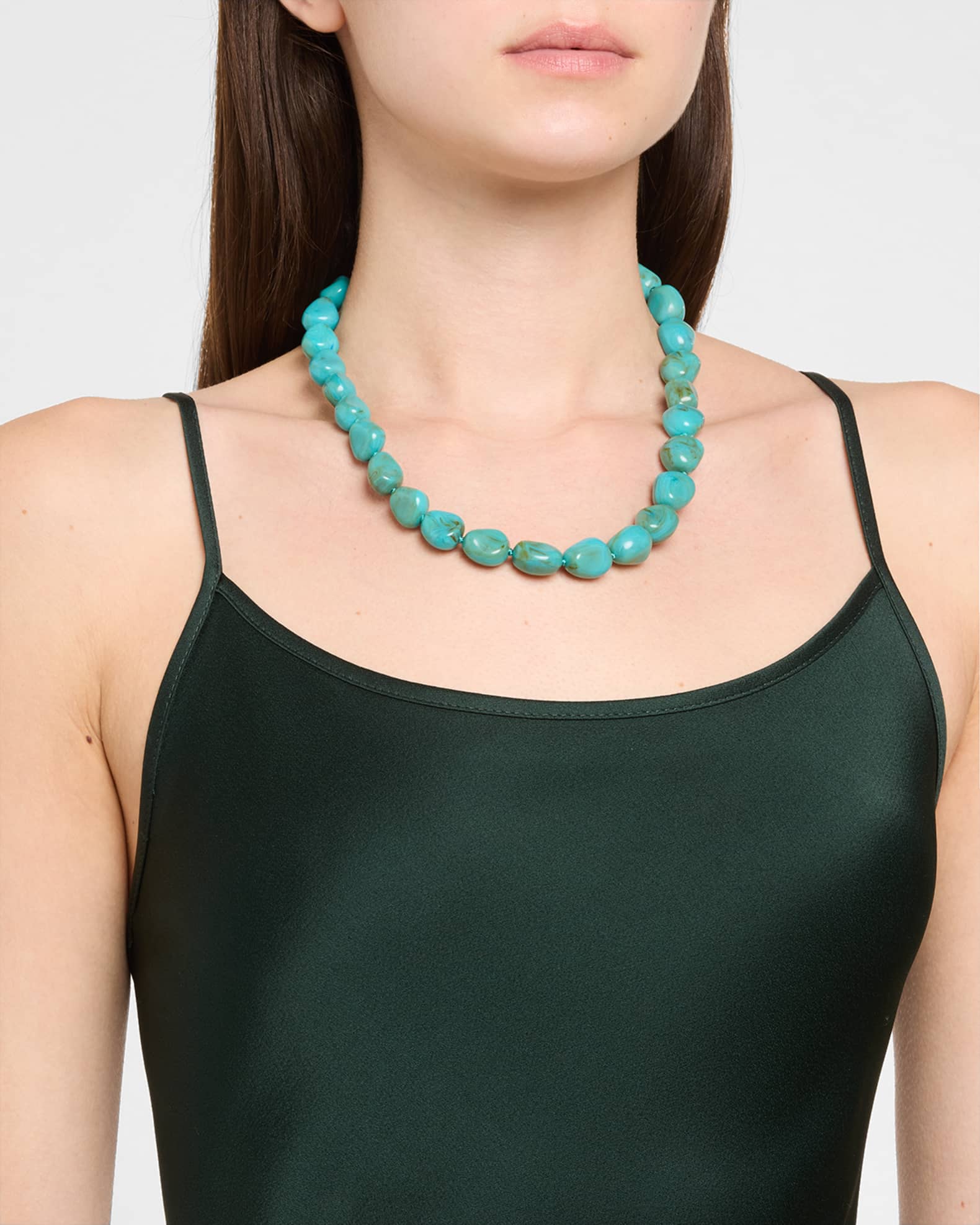 Baroque Turquoise Collar Necklace 1