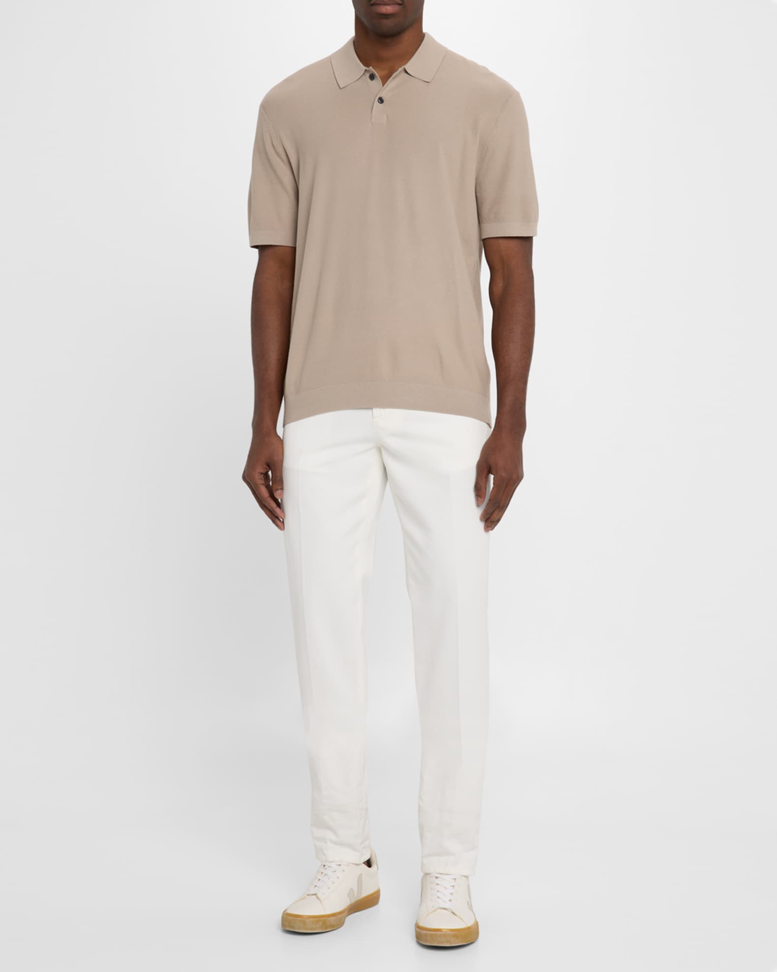 Theory Men's Goris Polo Shirt in Light Bilen | Neiman Marcus