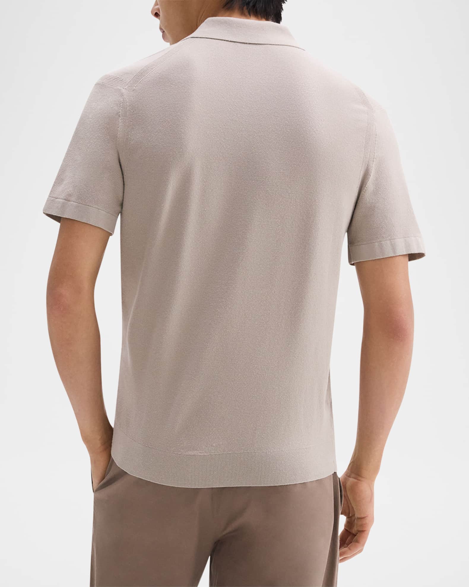 Theory Men's Goris Polo Shirt in Light Bilen | Neiman Marcus