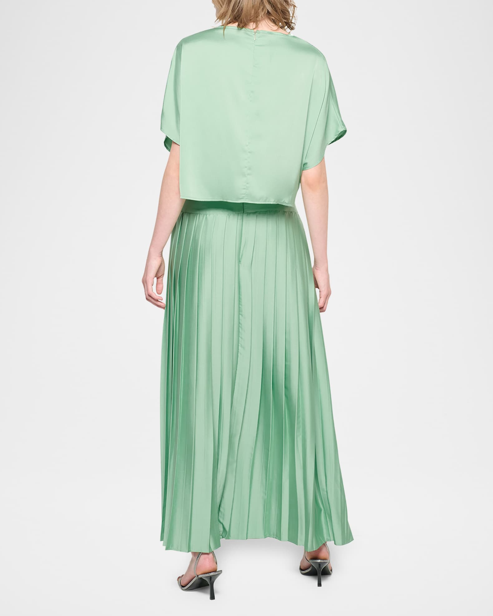 Matcha Pleated Skirt 1