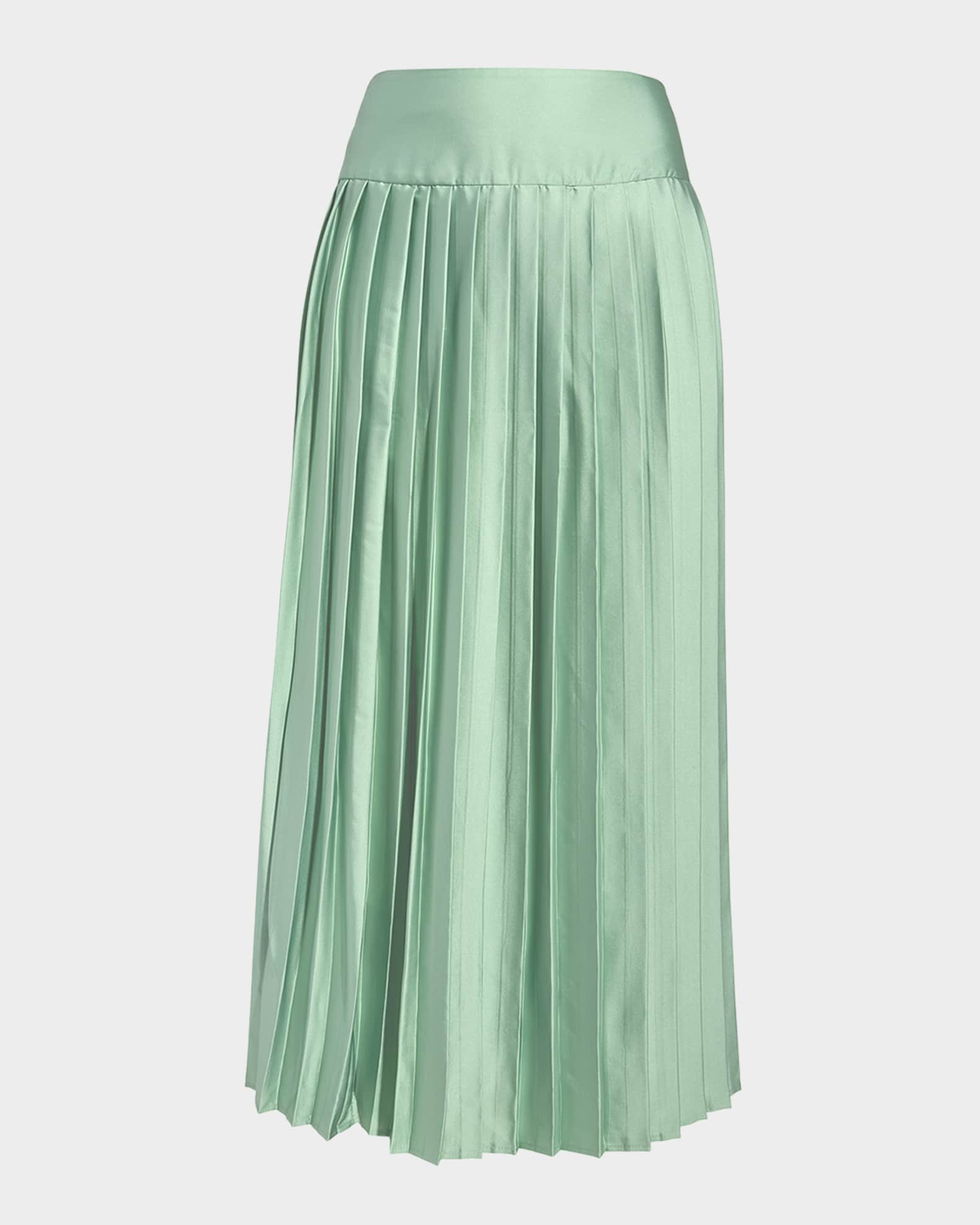 Matcha Pleated Skirt 0