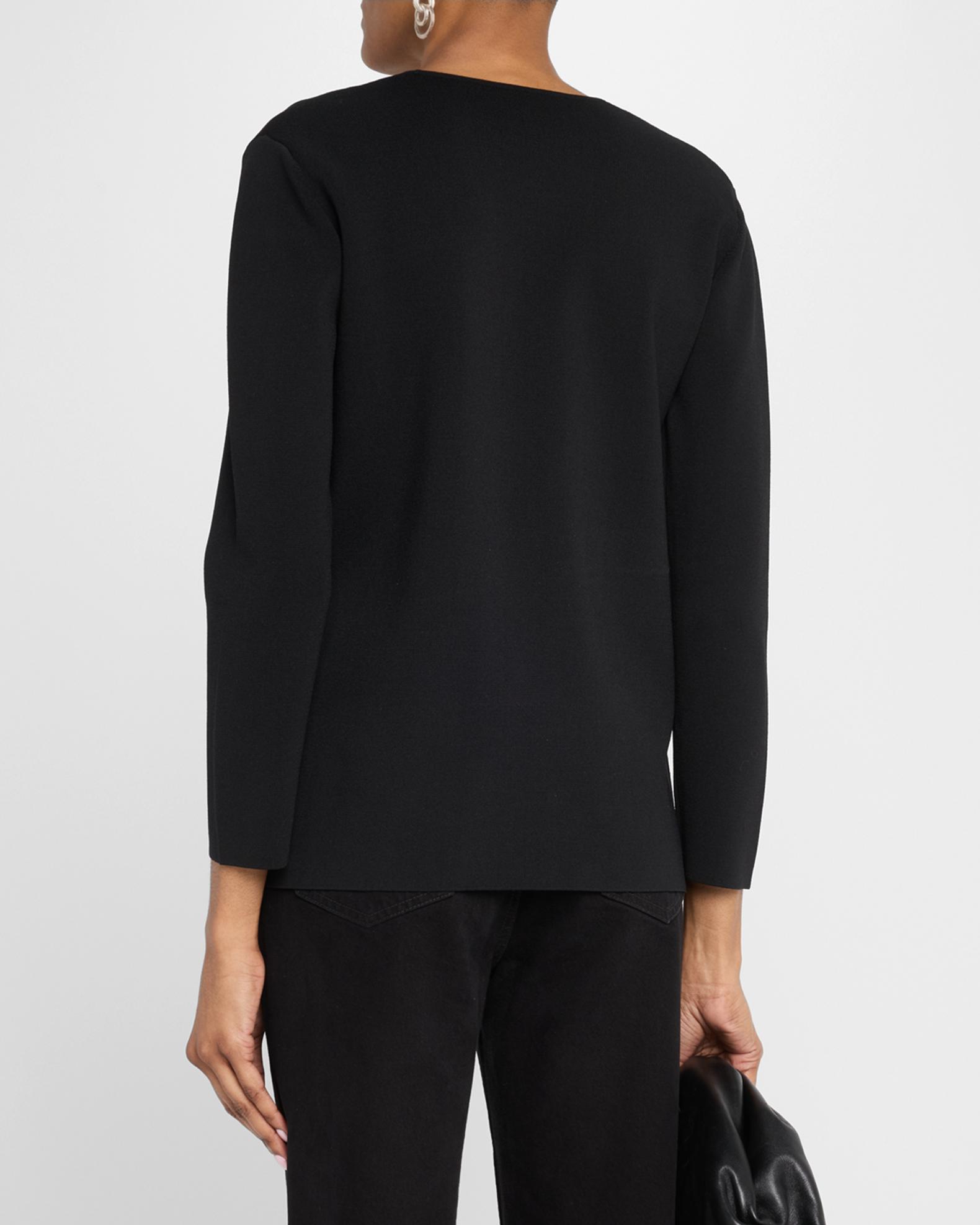 Toteme Compact Knit Crewneck Sweater | Neiman Marcus