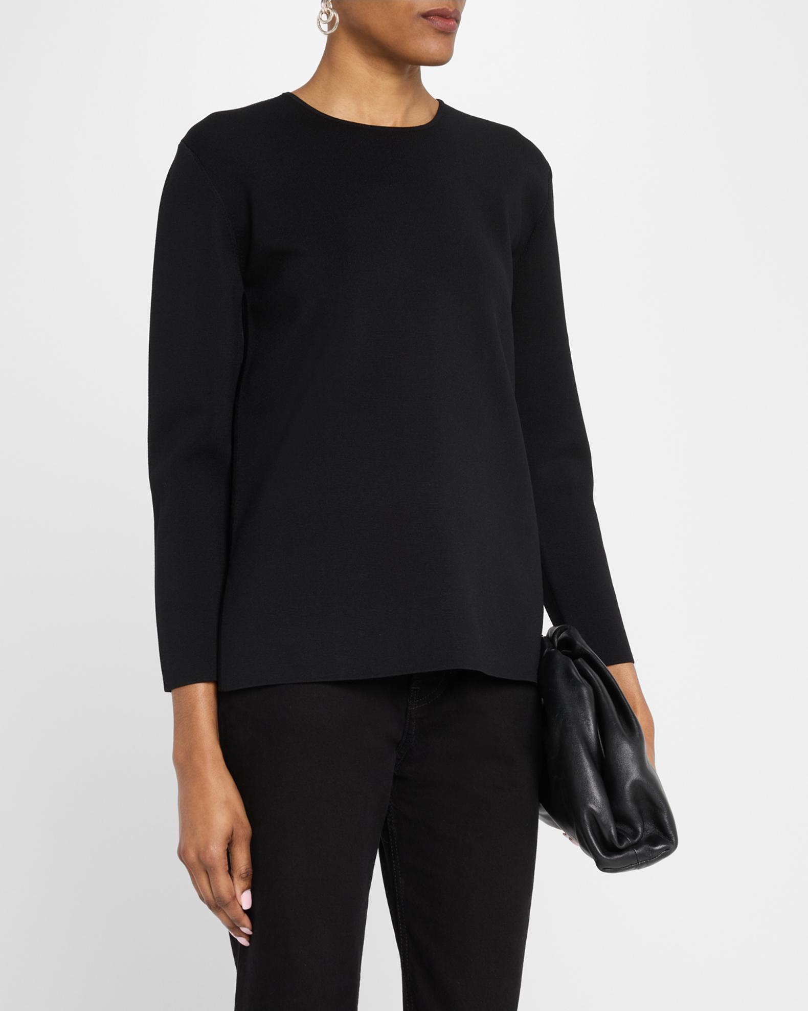 Toteme Compact Knit Crewneck Sweater | Neiman Marcus