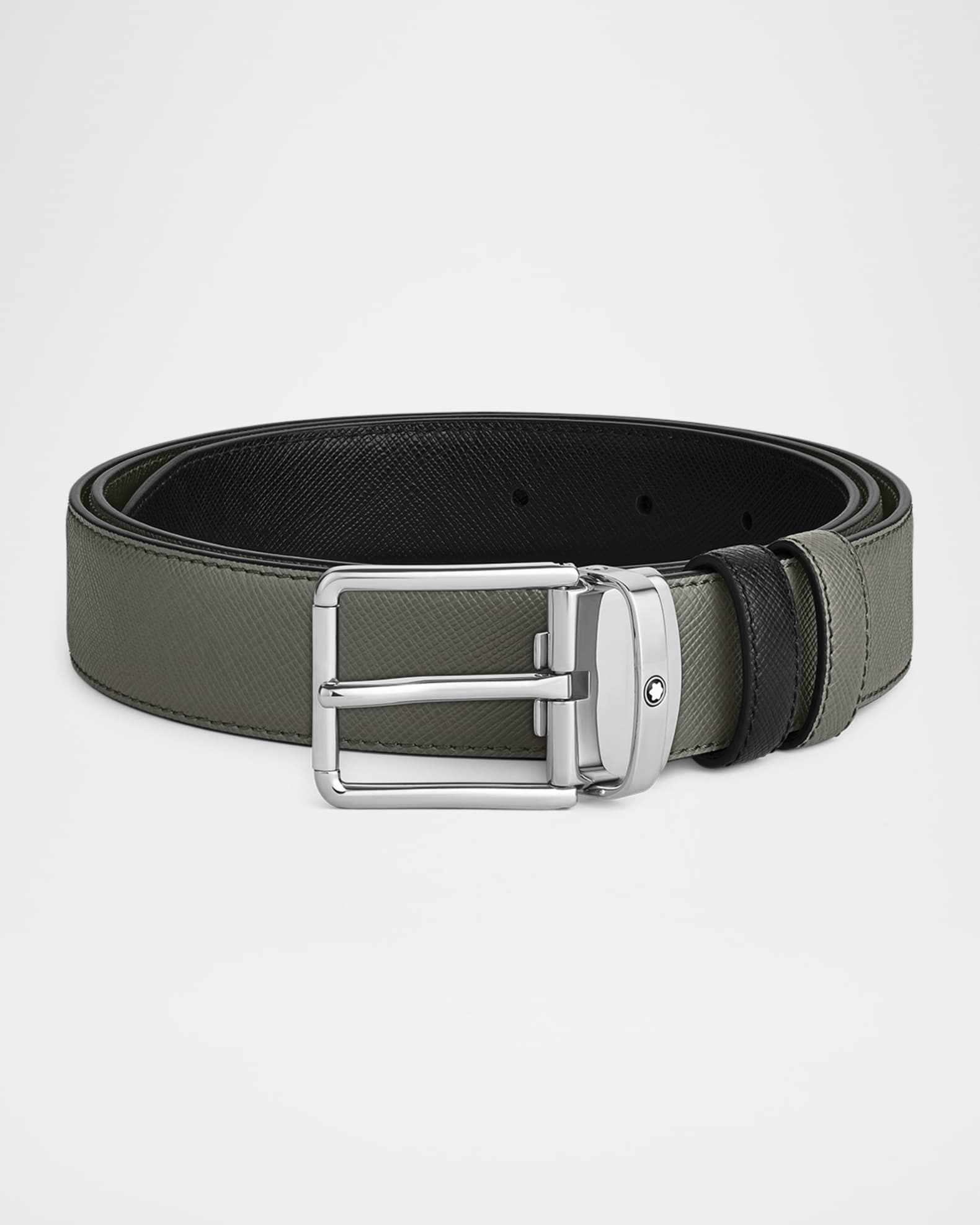 Men's Reversible Saffiano Leather Belt 0