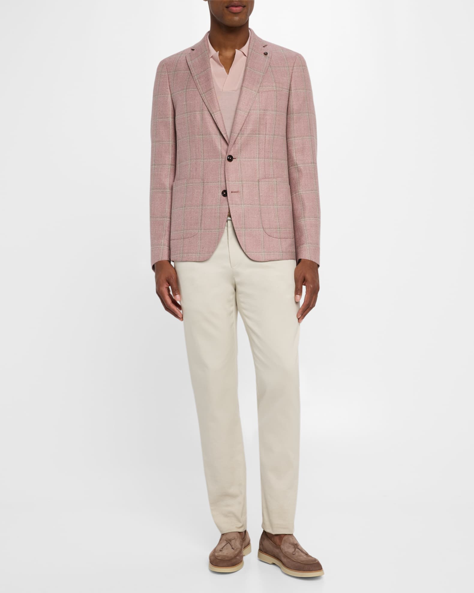 Peter Millar Men's Sonoma Windowpane Sport Coat | Neiman Marcus