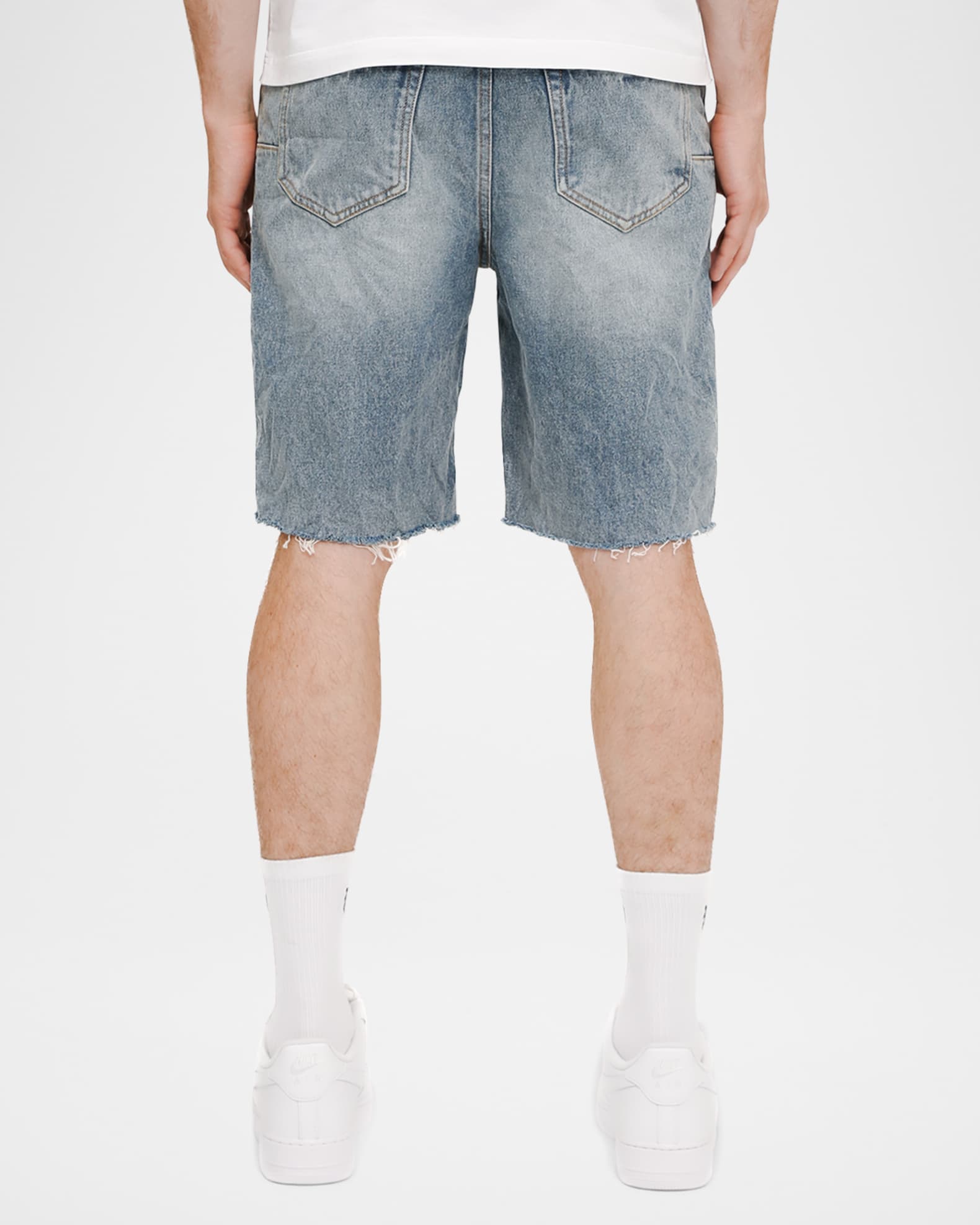 Men's Cast Iron Denim Shorts - Thumbnail 2