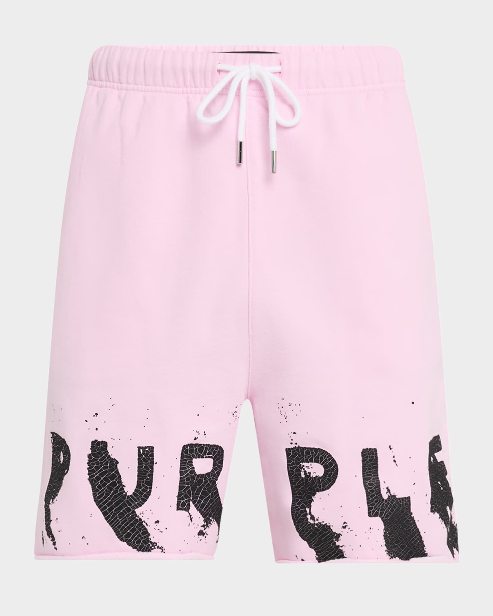 Men's Painted Wordmark Sweat Shorts 0
