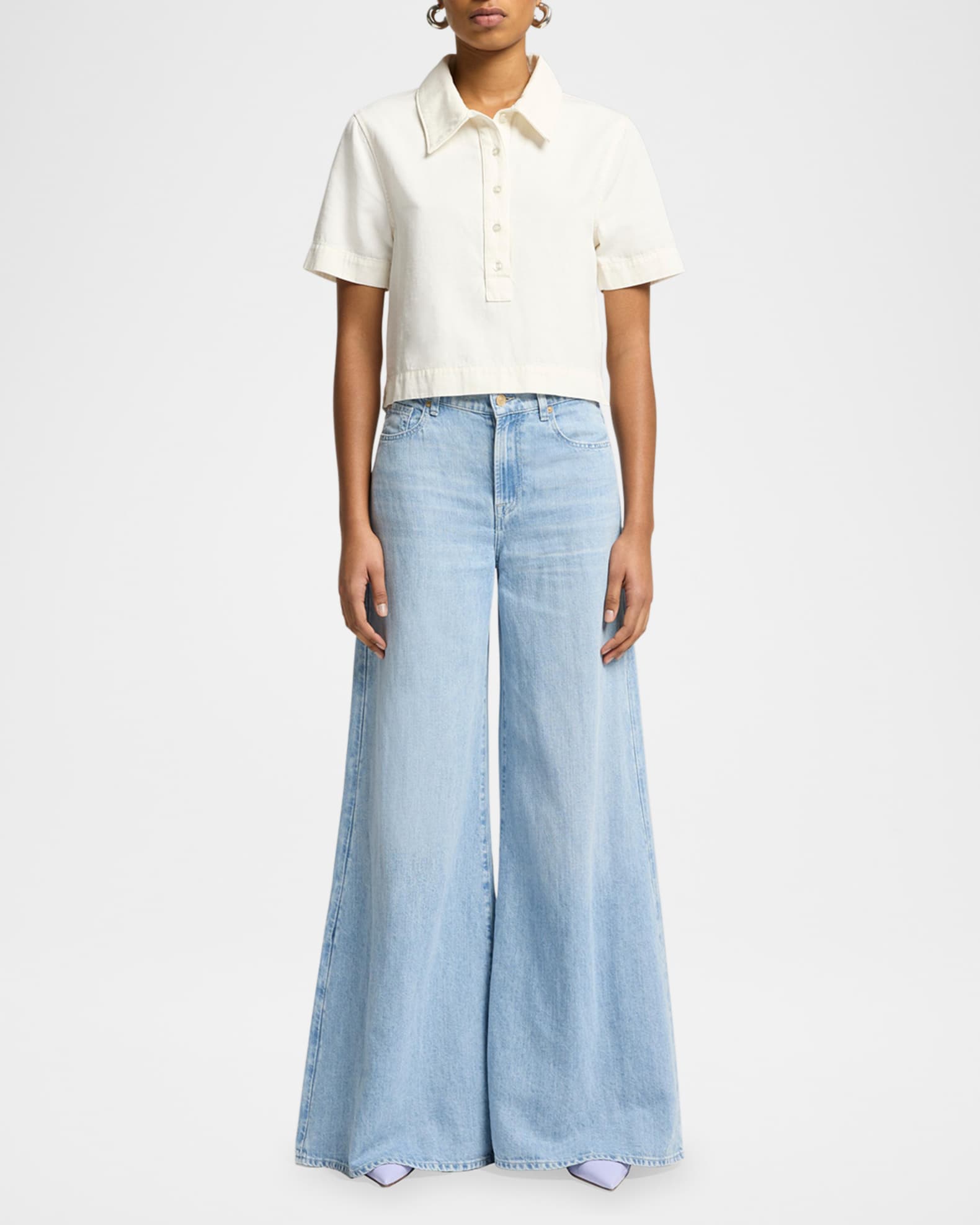 Short-Sleeve Polo Top 1