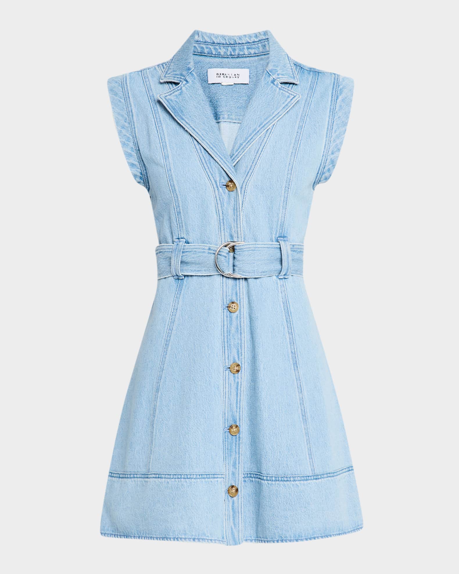 Lya Belted Denim Dress 0