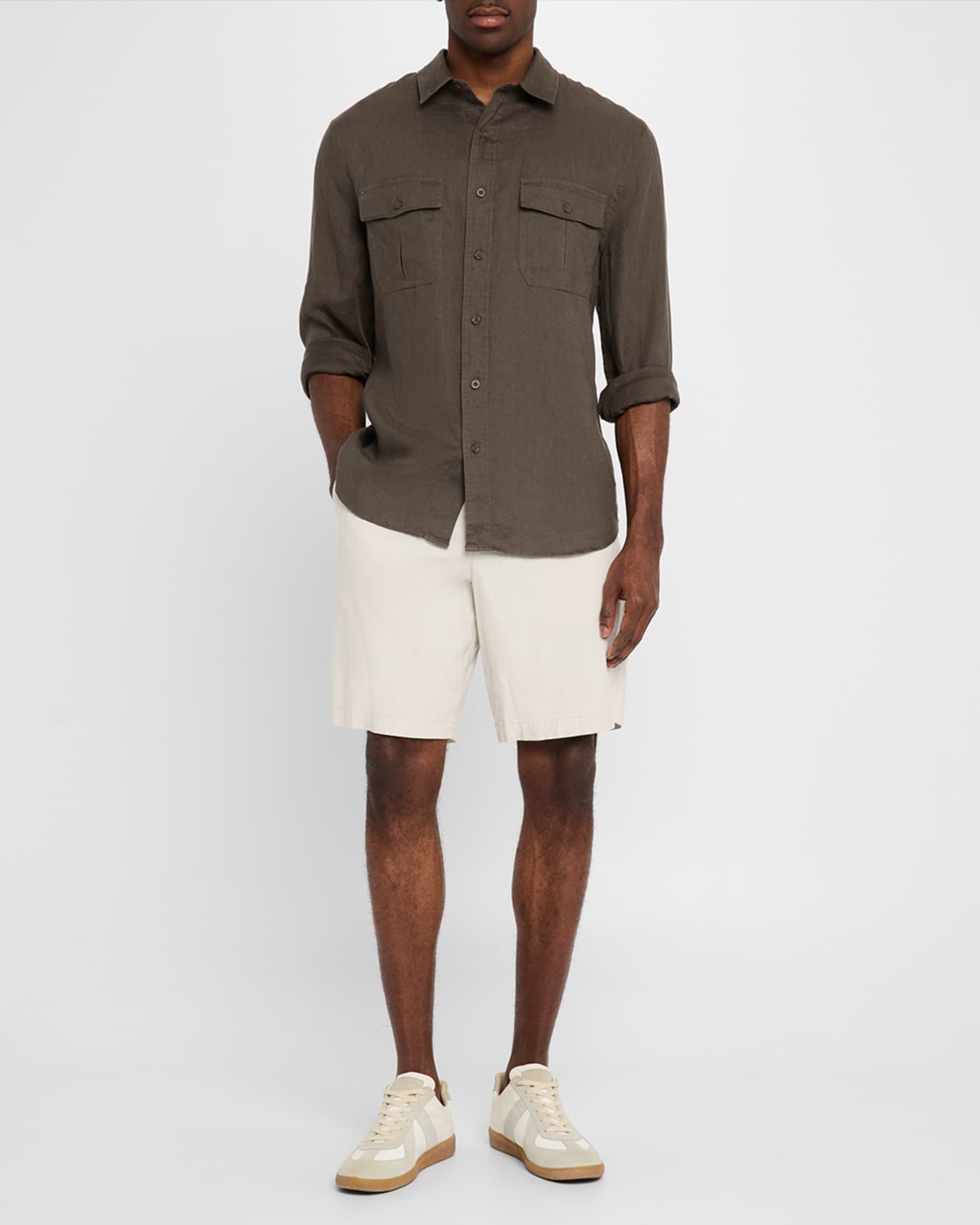 Men's Relaxed Utility Overshirt