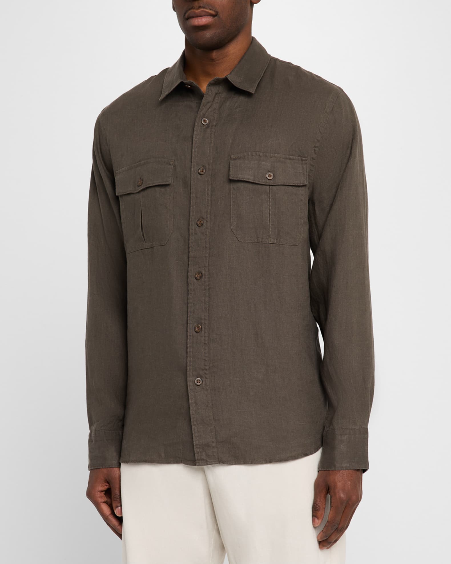 Men's Relaxed Utility Overshirt