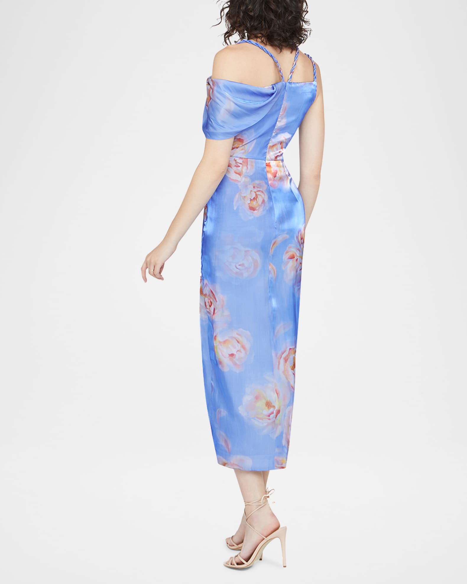 knee length dresses for ladies Theia Midi Dress
