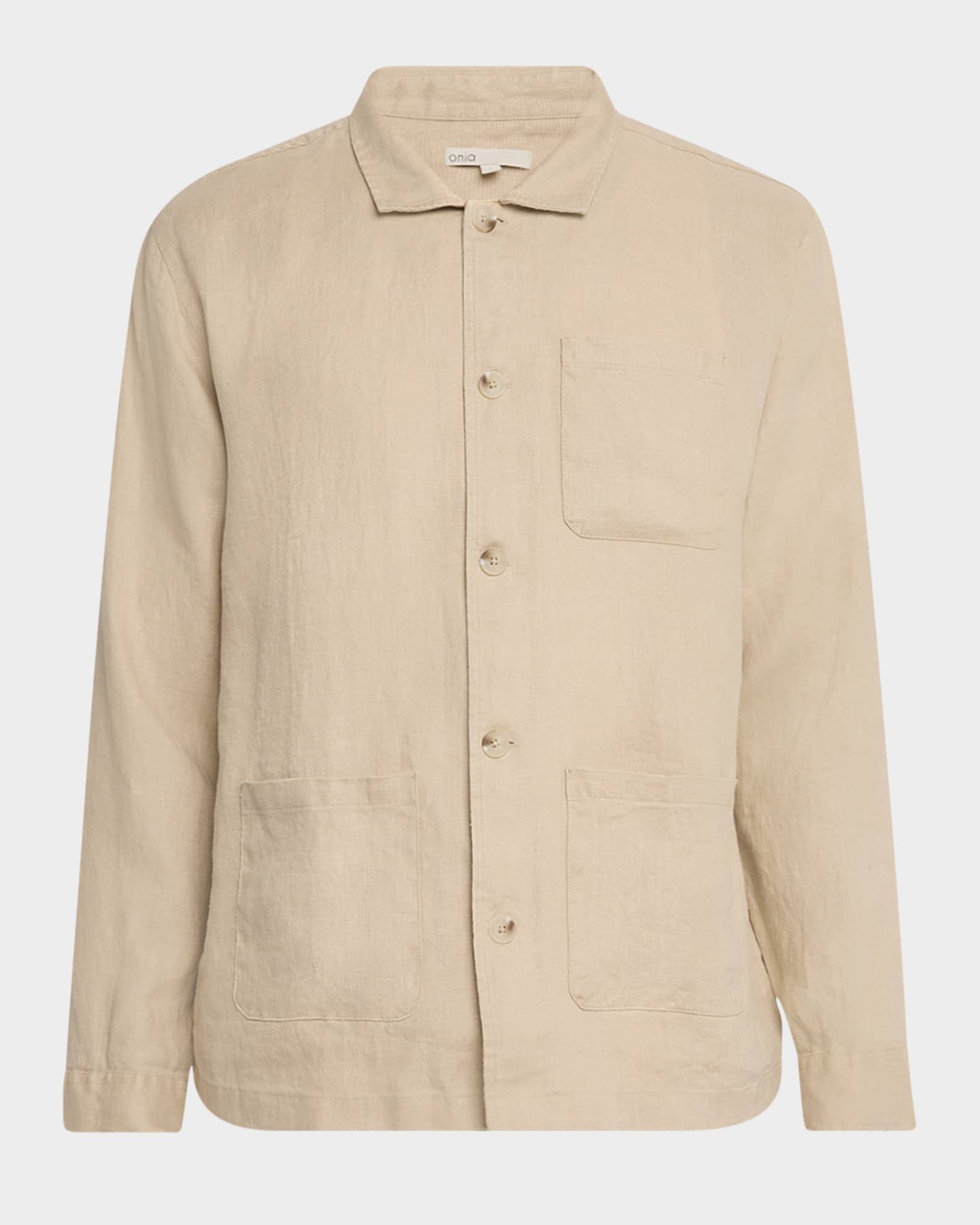 Men's Linen Overshirt 0