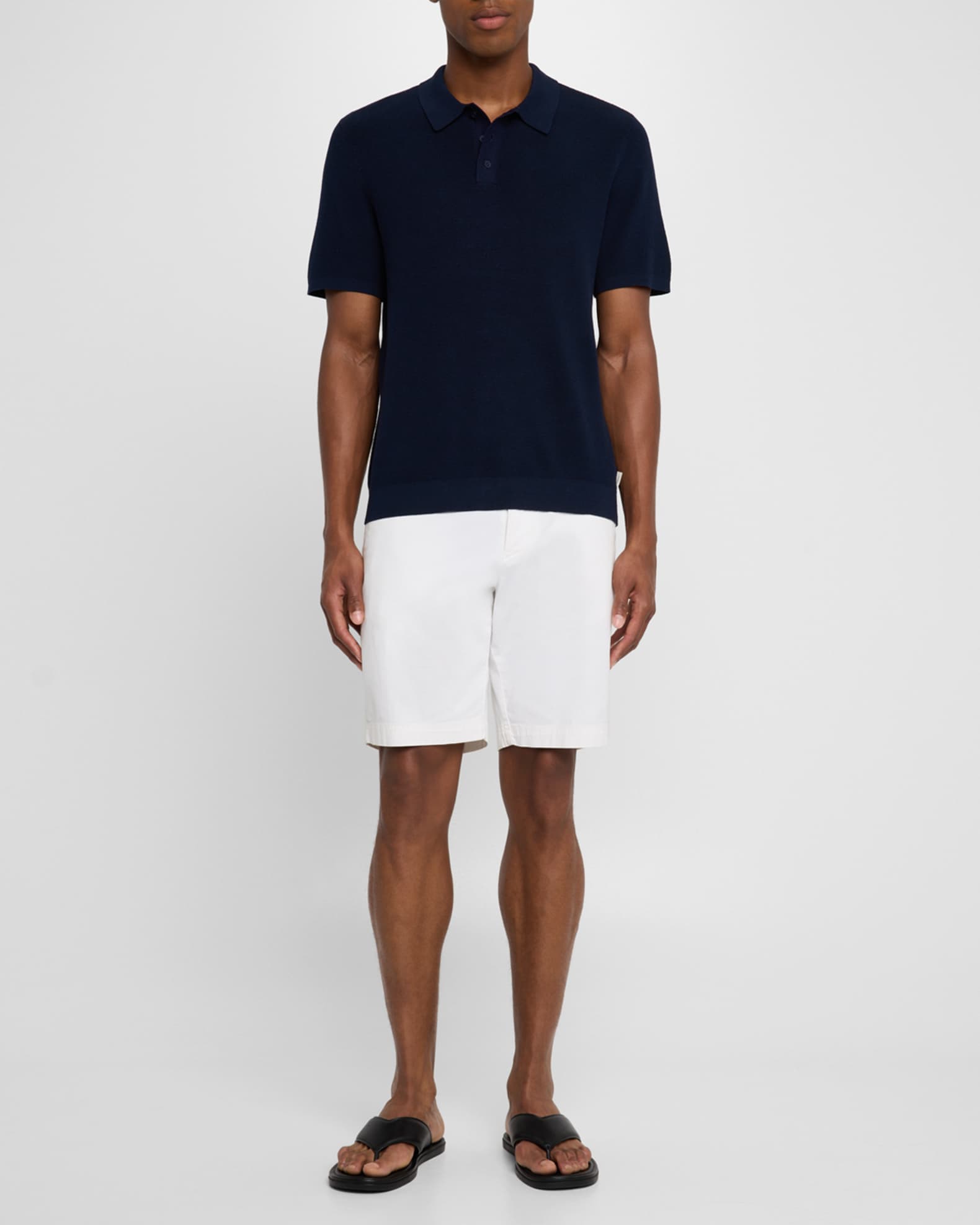 Men's Cotton Knit Polo Shirt 1