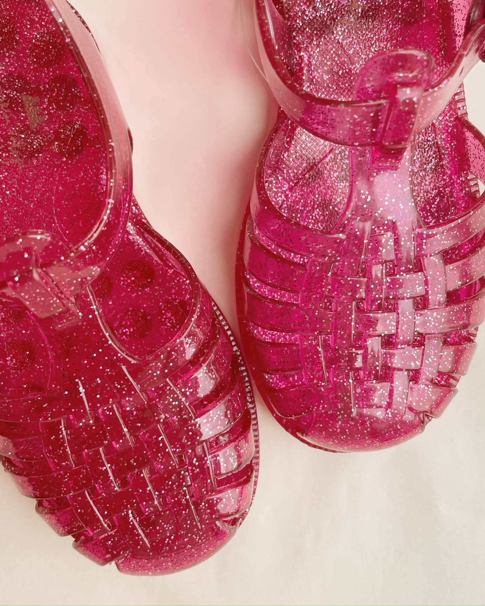 Konges Slojd Girl's Nea Glitter Jelly Sandals, Baby/Toddlers/Kids