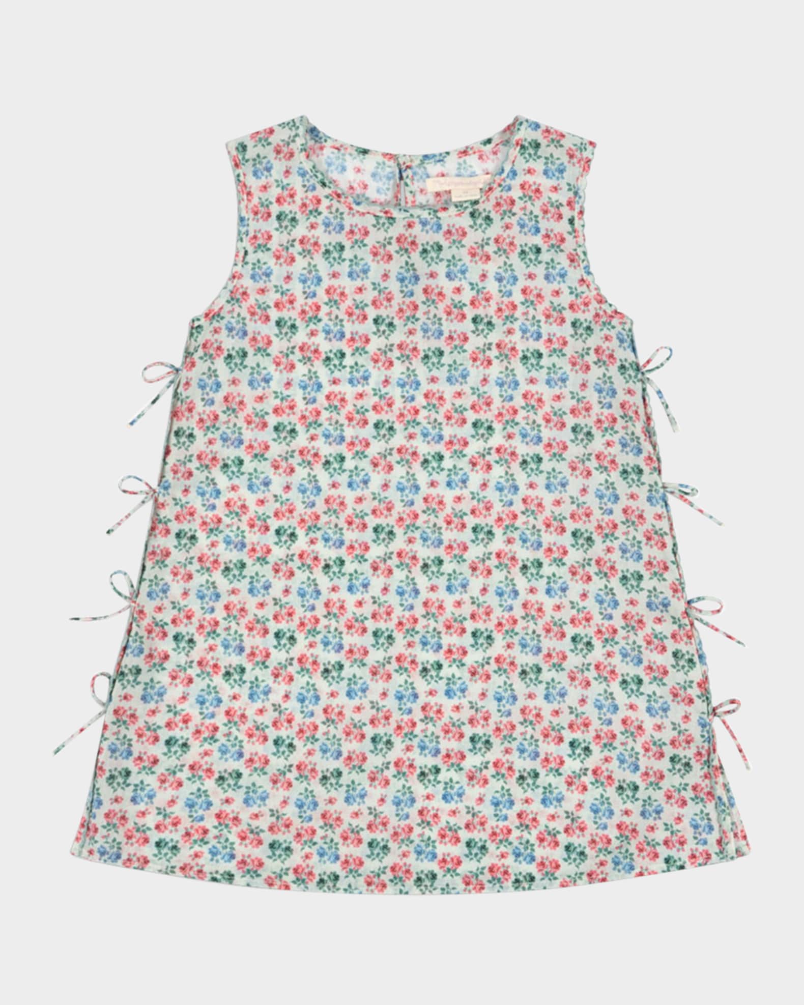Girl's Voila Floral-Print A-Line Dress, Size 18M-10 0