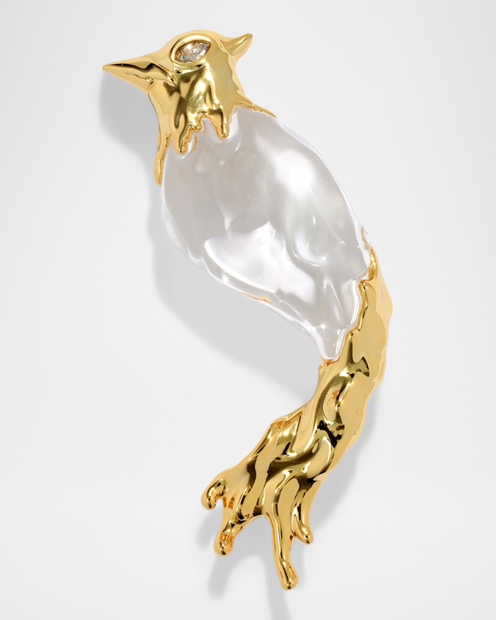 Liquid Lucite Cardinal Pin 0