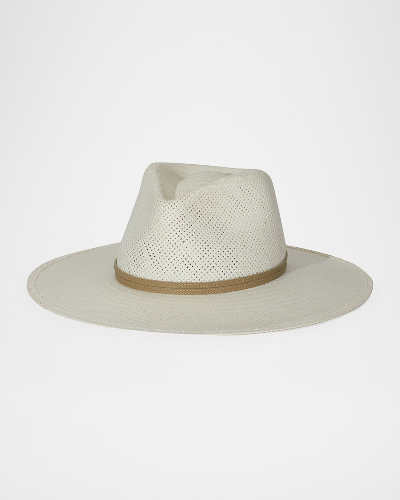 Janessa Leone Jude Packable Straw Fedora | Neiman Marcus