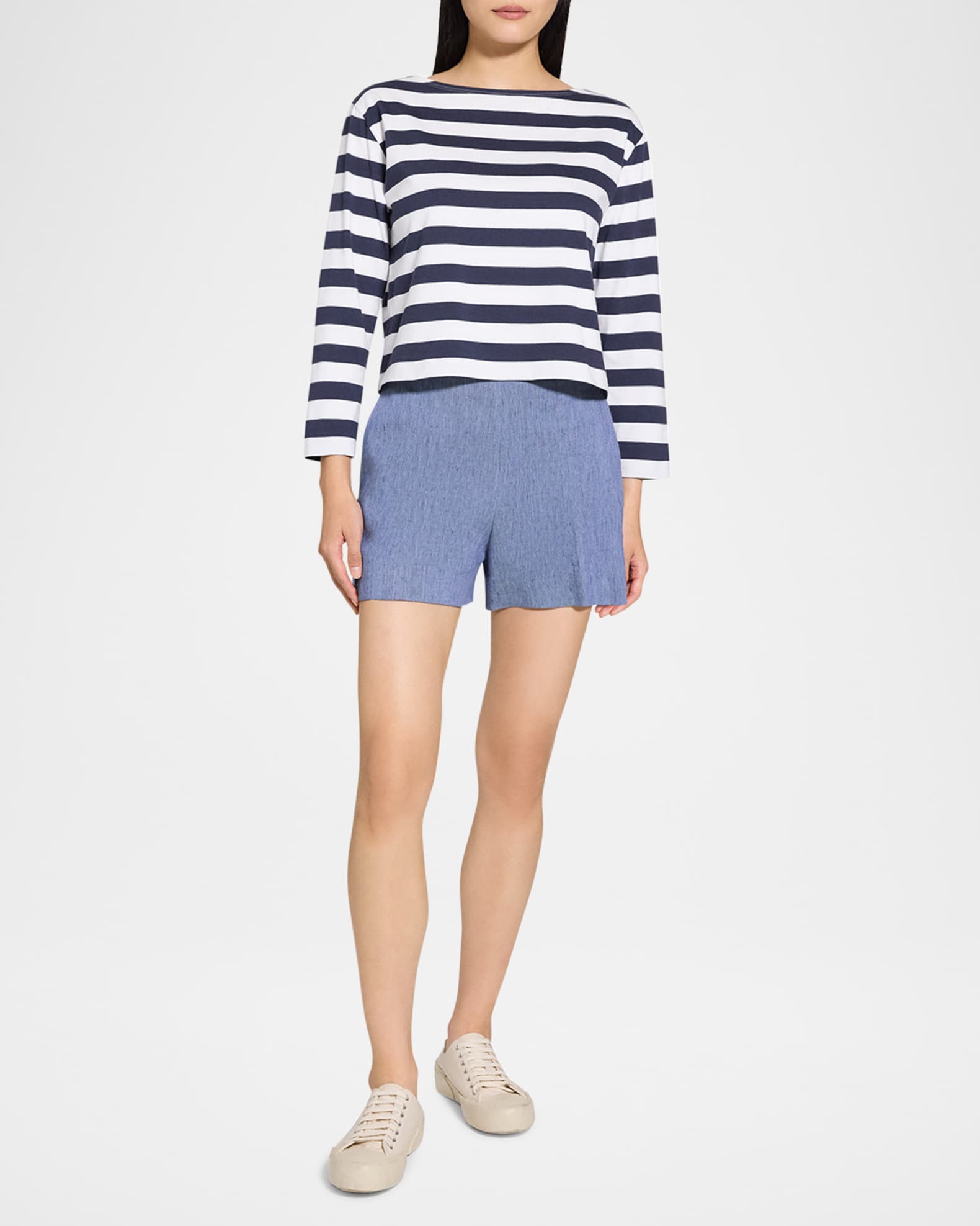 Stripe Boat-Neck Tee 1