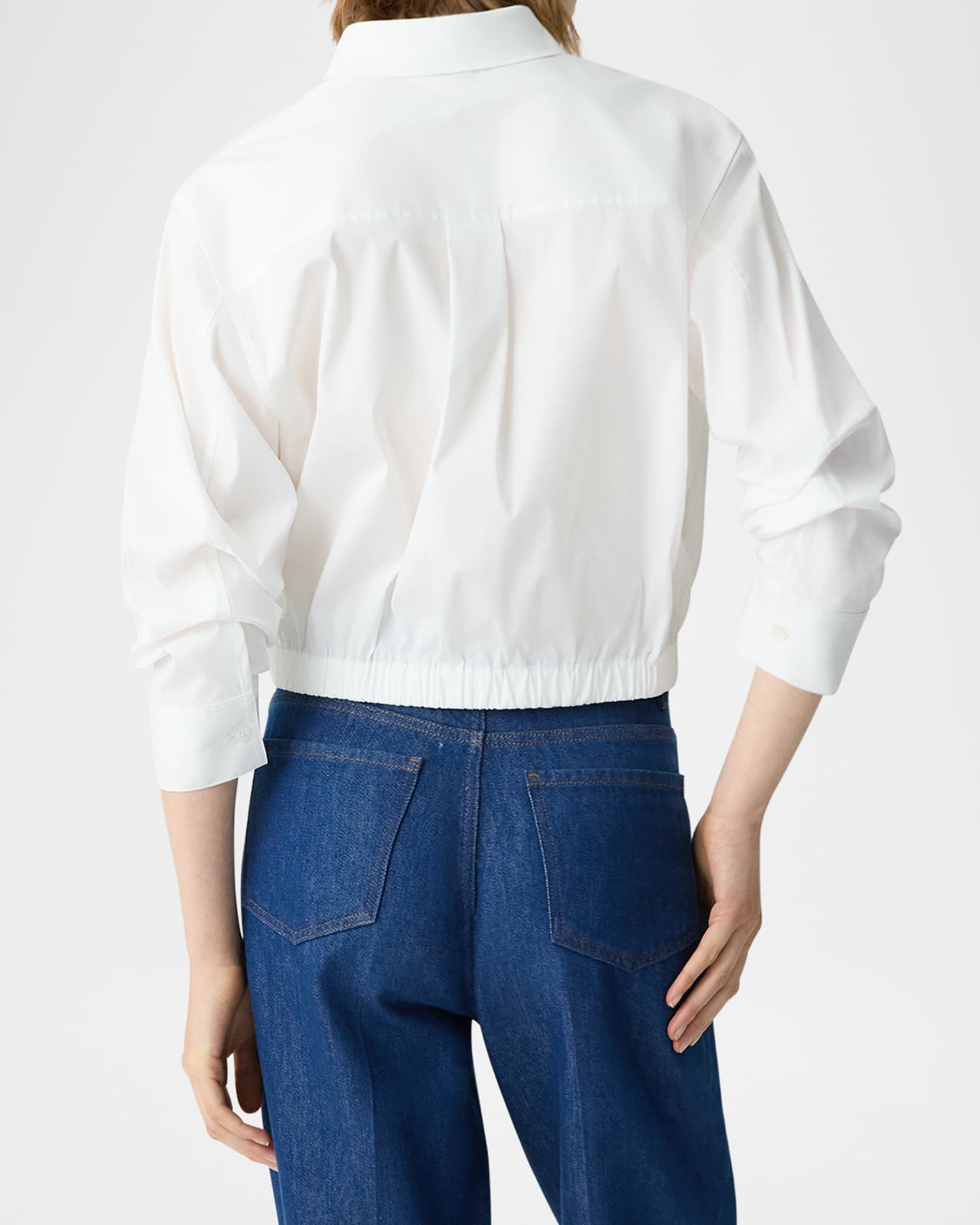 トップス Theory Awning Stripe Fixed Sleeve Shirt Theory Awning Stripe Fixed Sleeve Shirt Theory Tied Shirt | Black