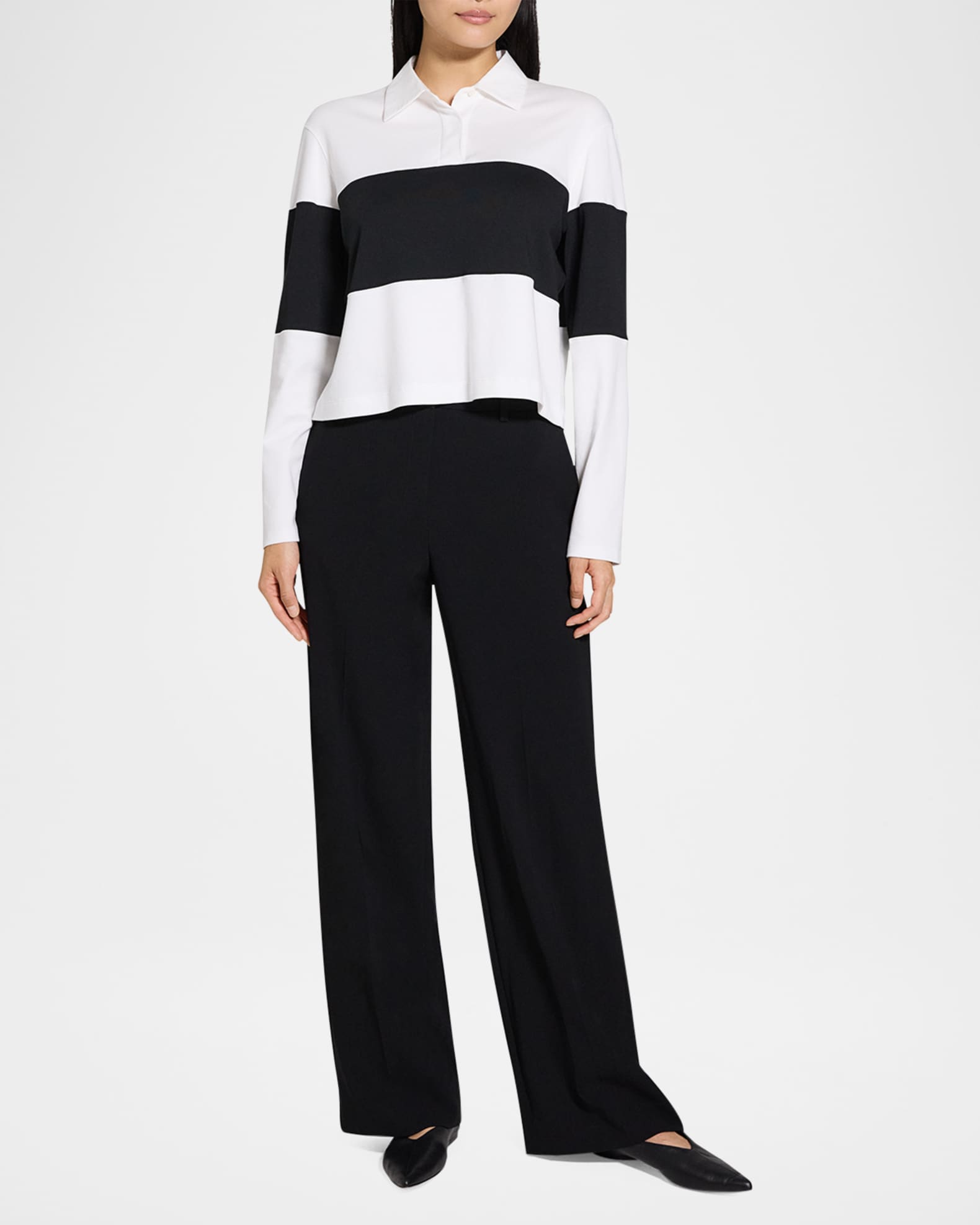 Cropped Rugby Polo Top 1