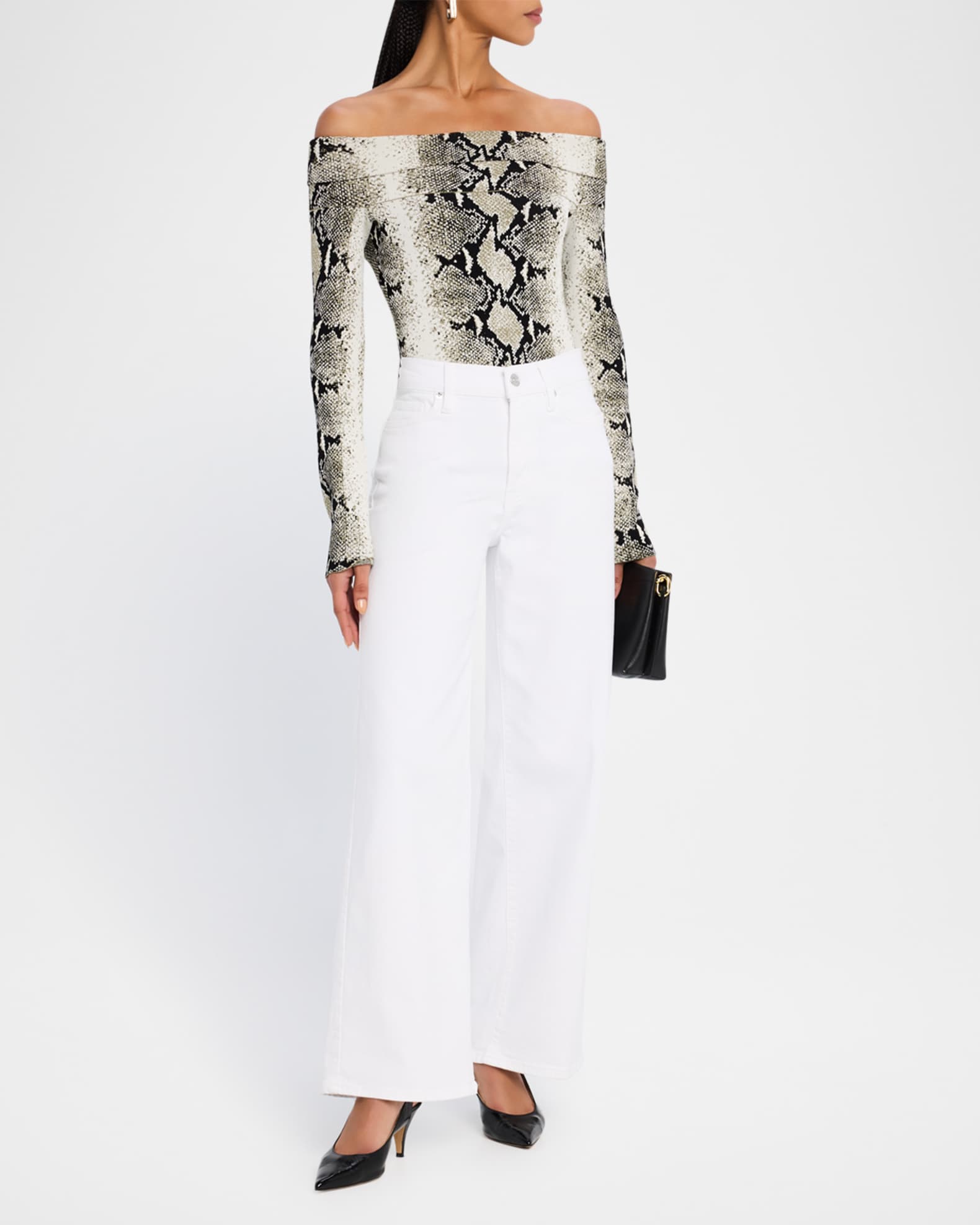 Le Slim Palazzo Jeans 1
