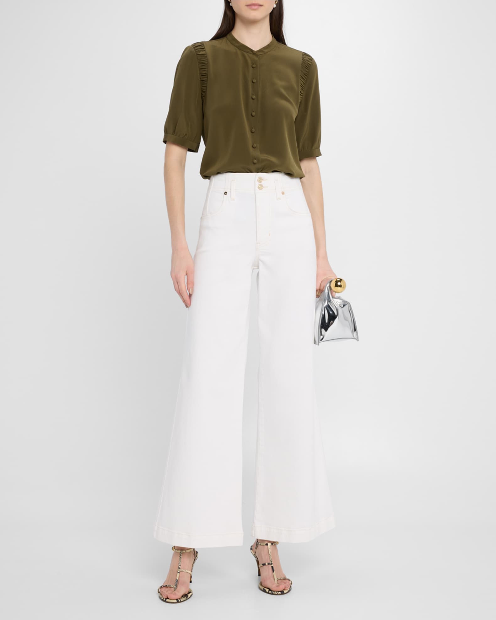 The Seamed Wide Trouser Jeans 1