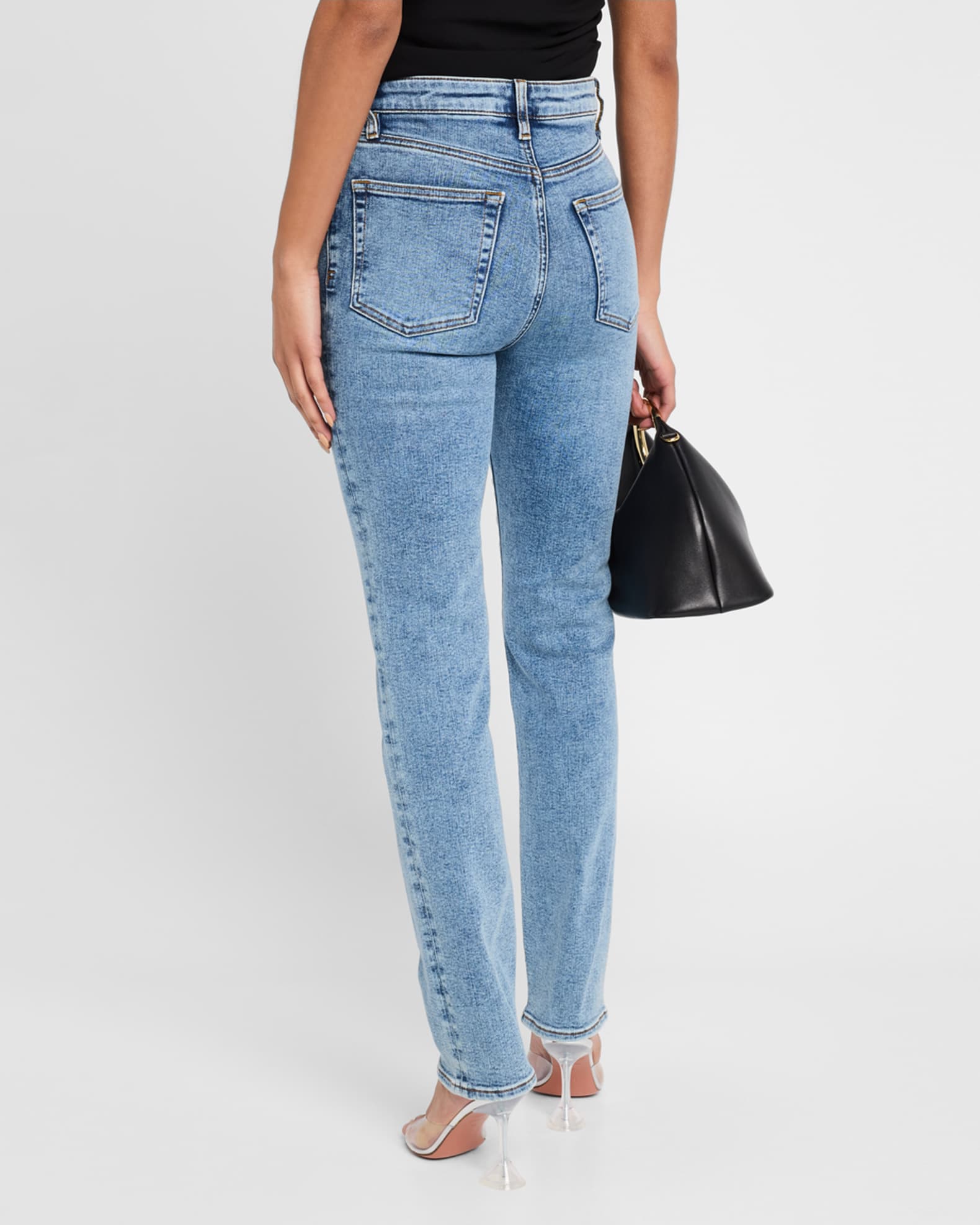 ボトムスその他 Frame Blue straight-leg jeans The Pencil Frame Blue Straight-leg Jeans The Pencil | ModeSens