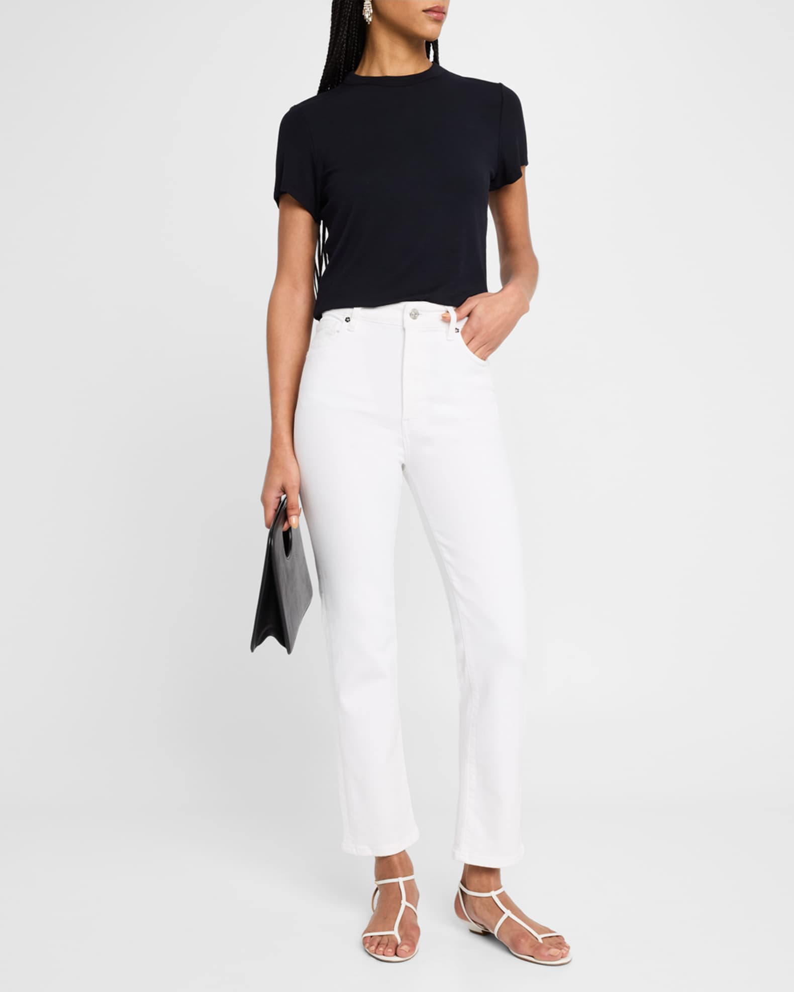 The Pencil Crop Jeans 1
