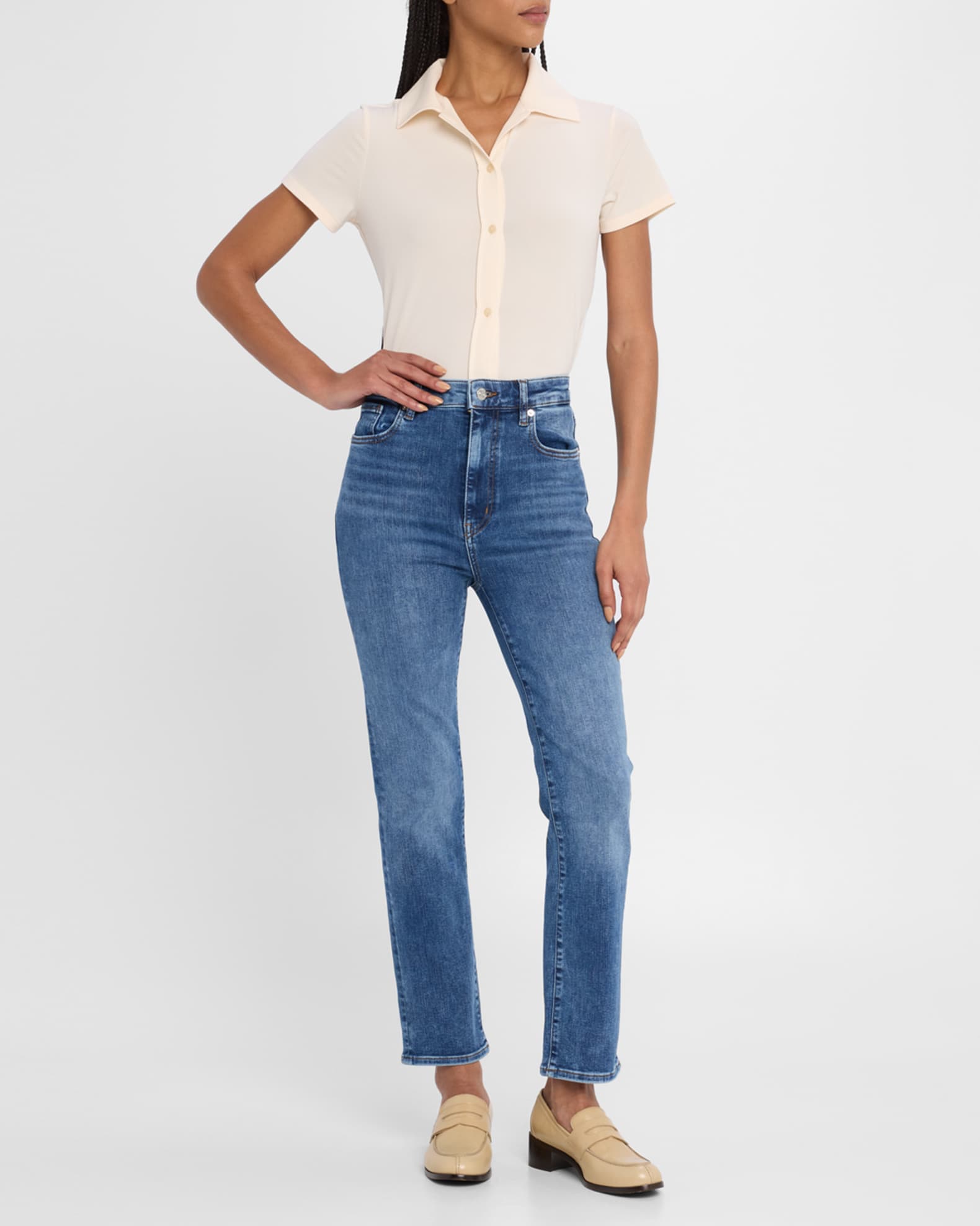 The Pencil Crop Jeans 1