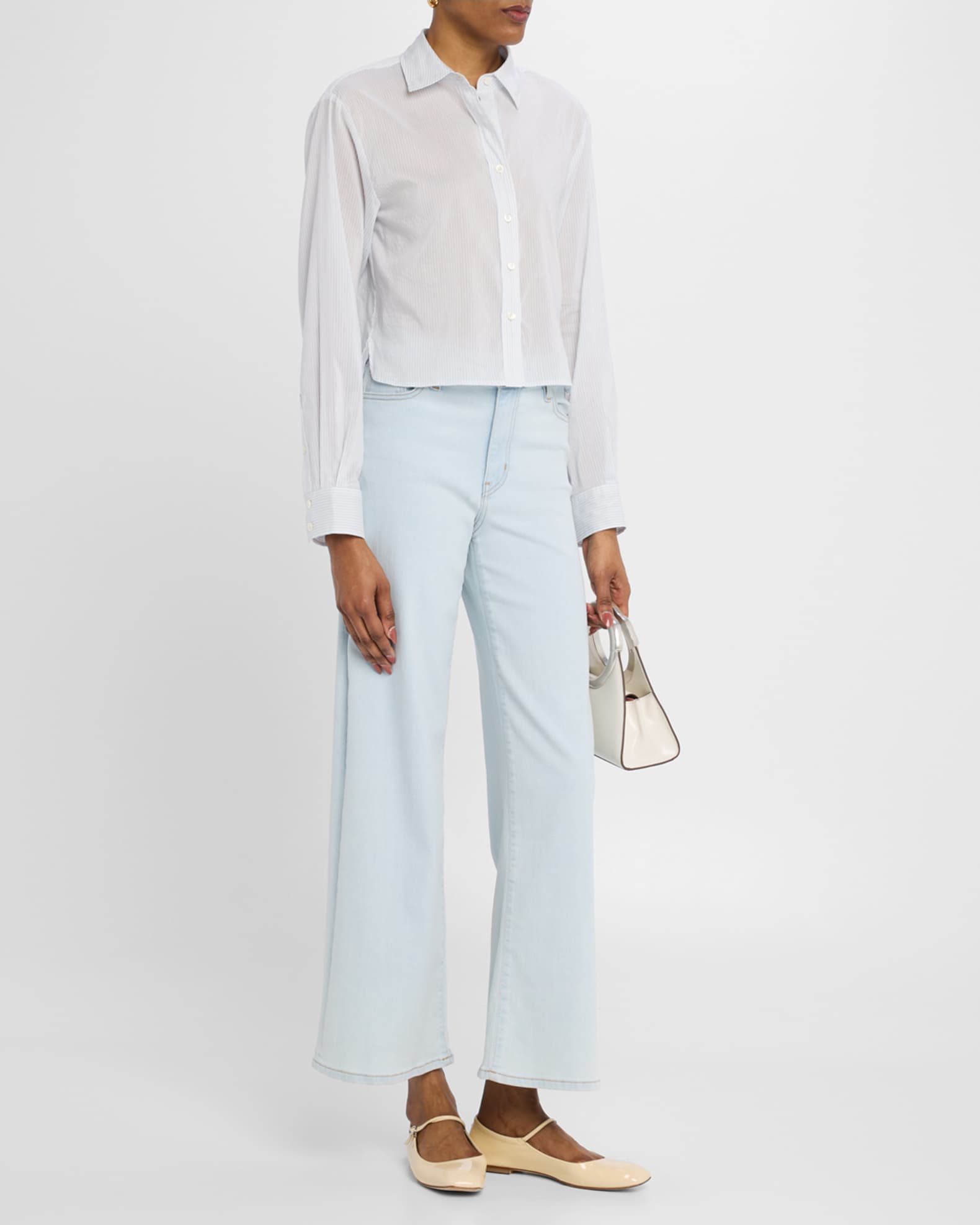 Le Slim Palazzo Jeans