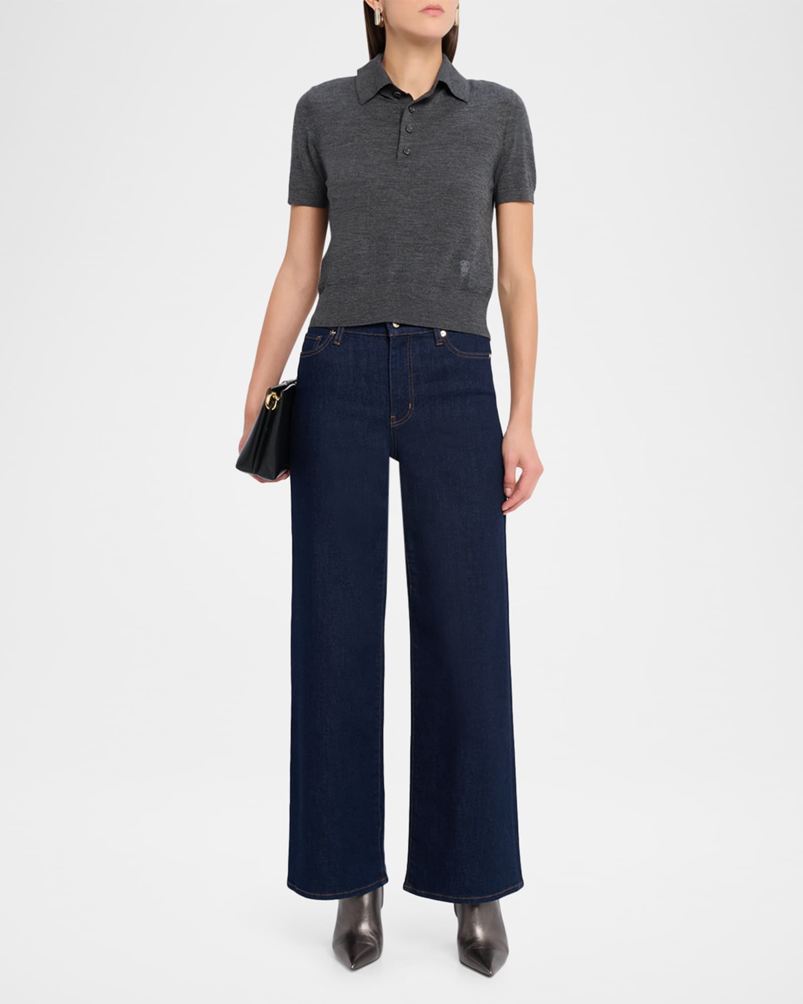 Le Slim Palazzo Jeans