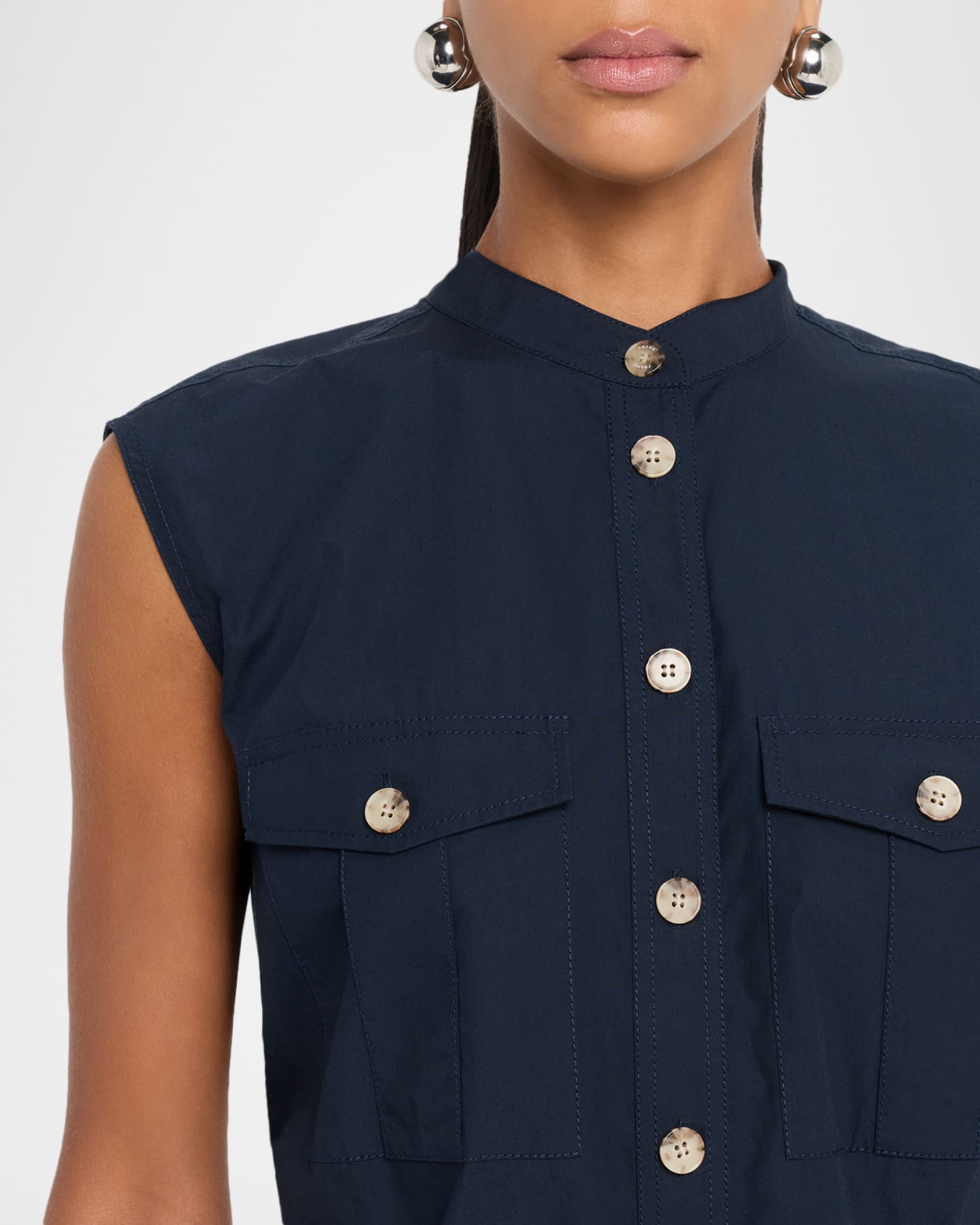 FRAME The Safari Mini Dress | Neiman Marcus