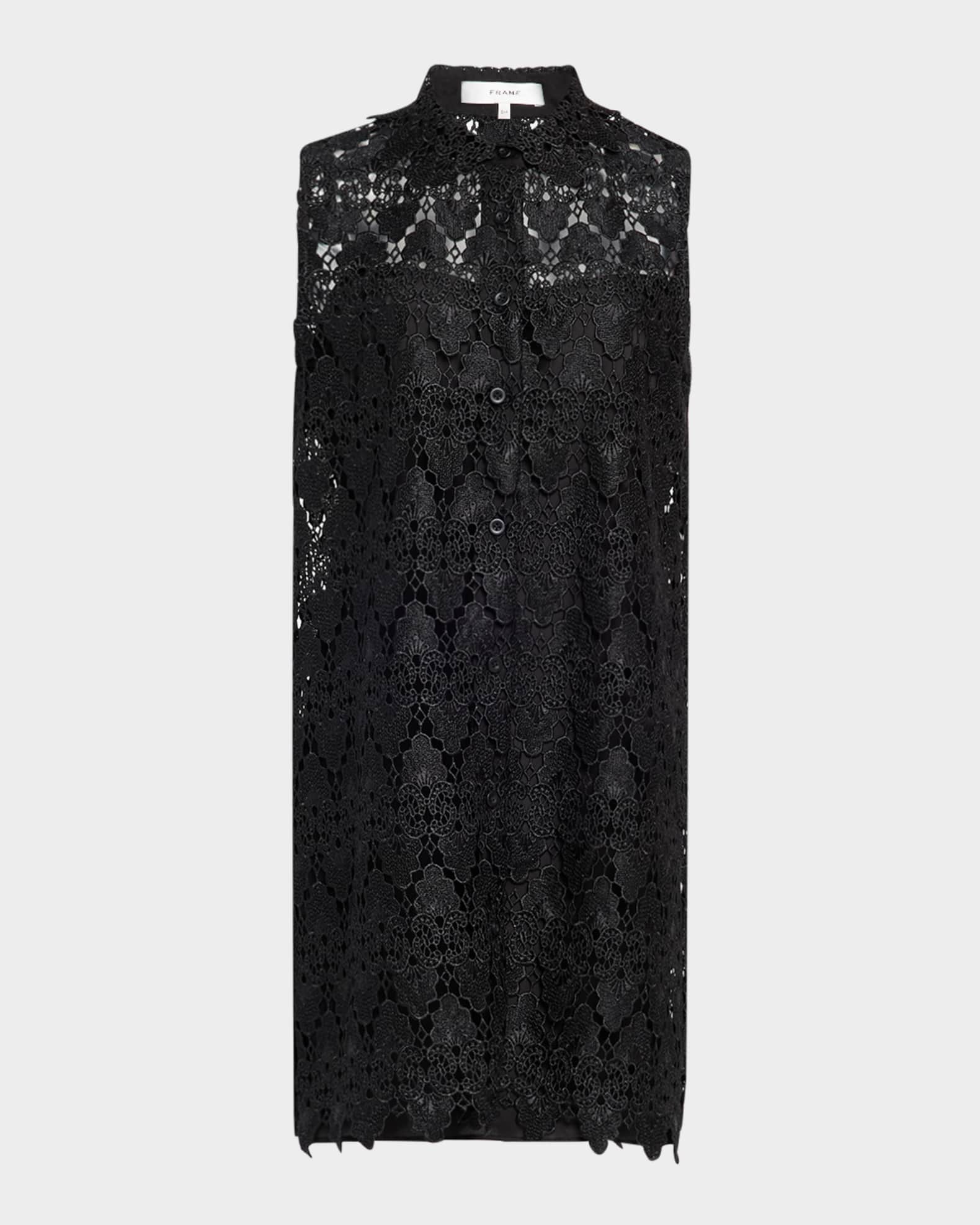 The Deco Lace Mini Dress | Neiman Marcus
