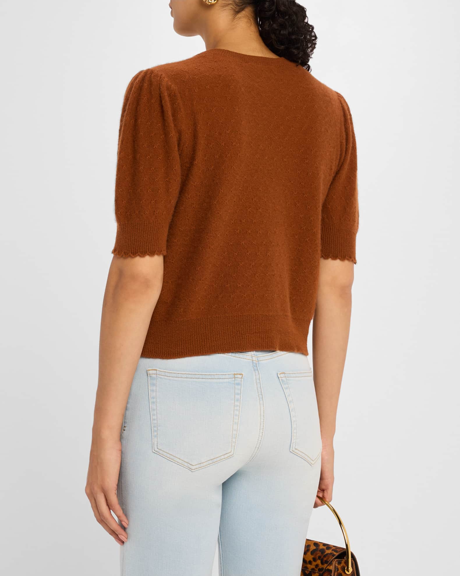 The Cashmere Pointelle Cardigan
