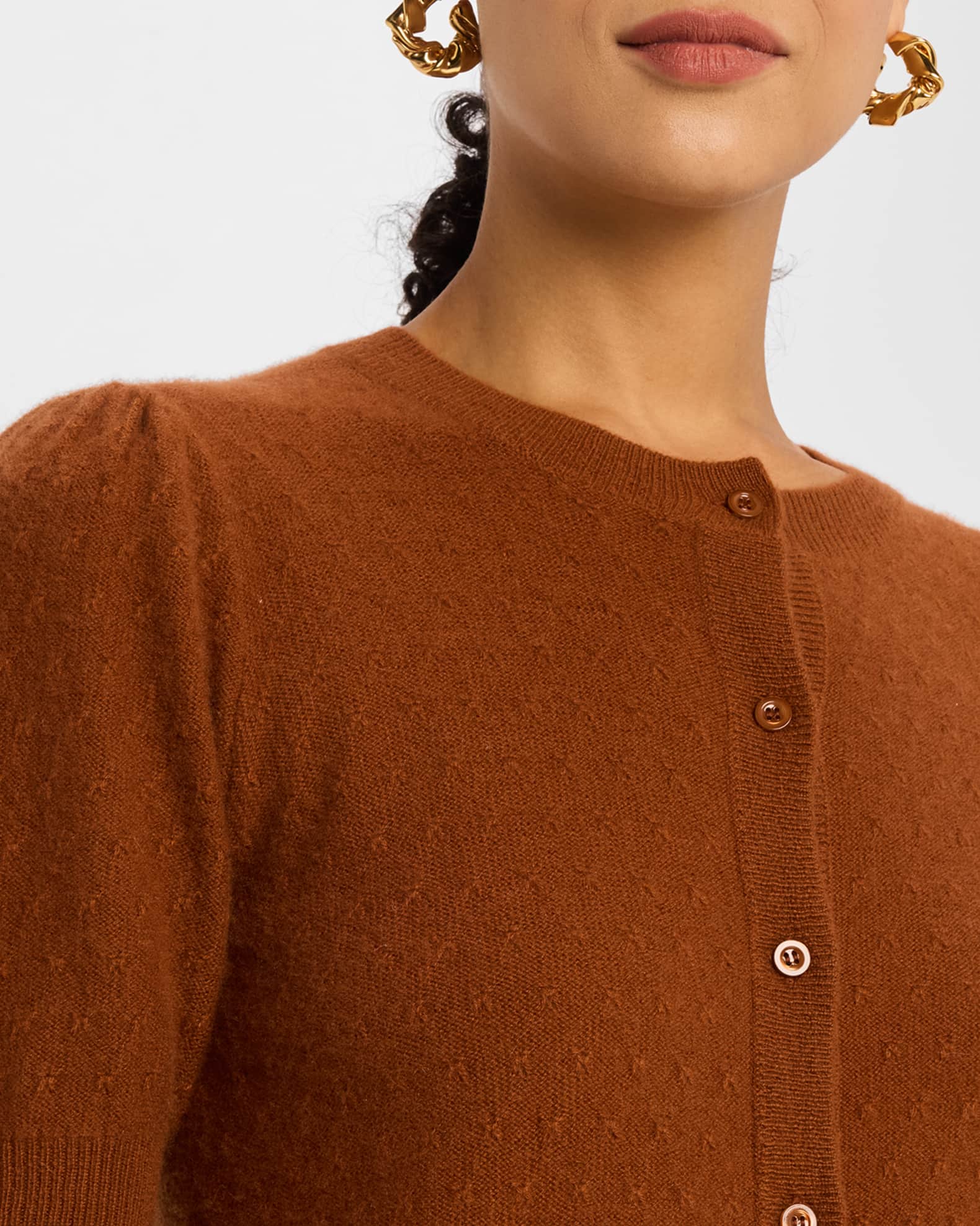 The Cashmere Pointelle Cardigan