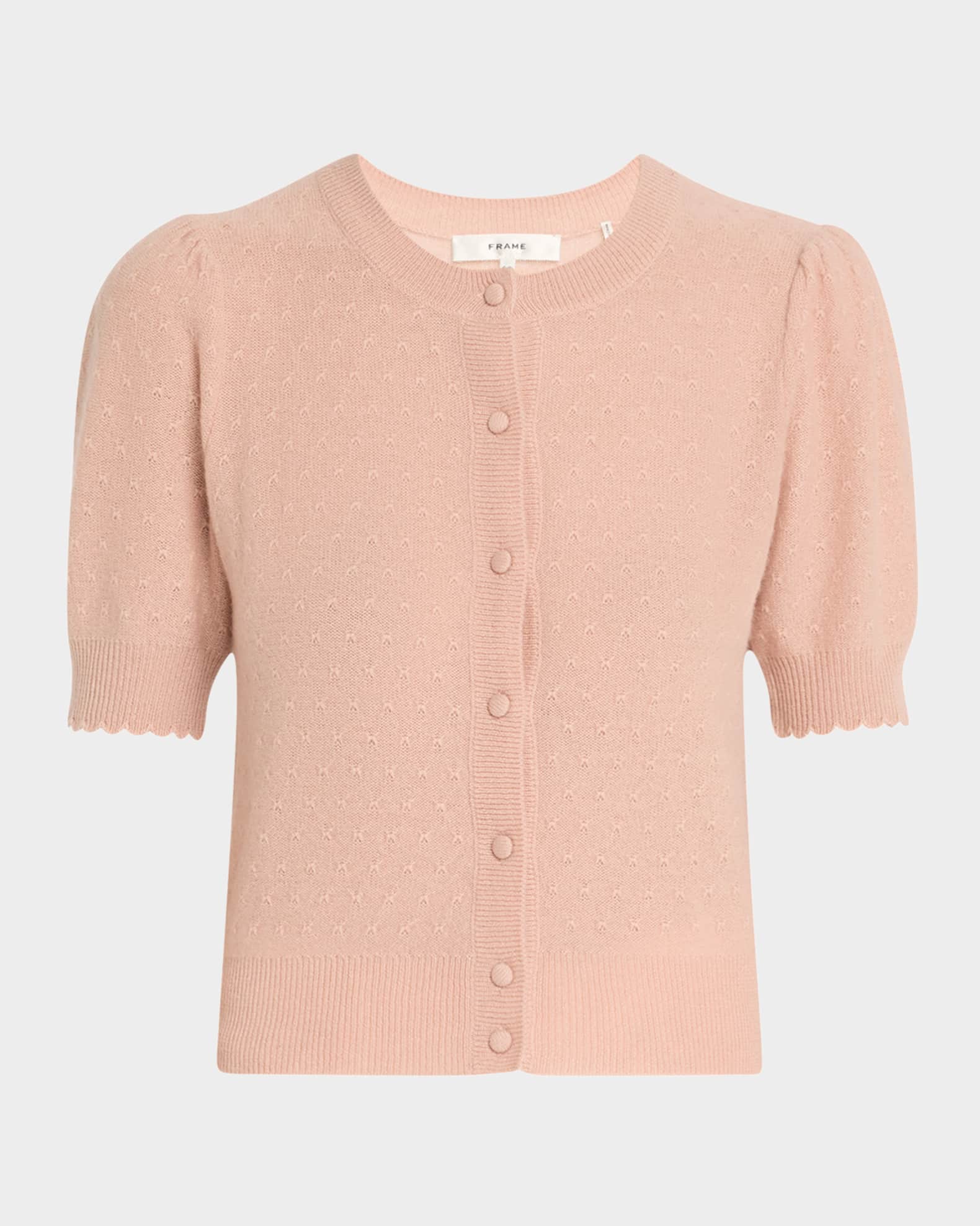 The Cashmere Pointelle Cardigan